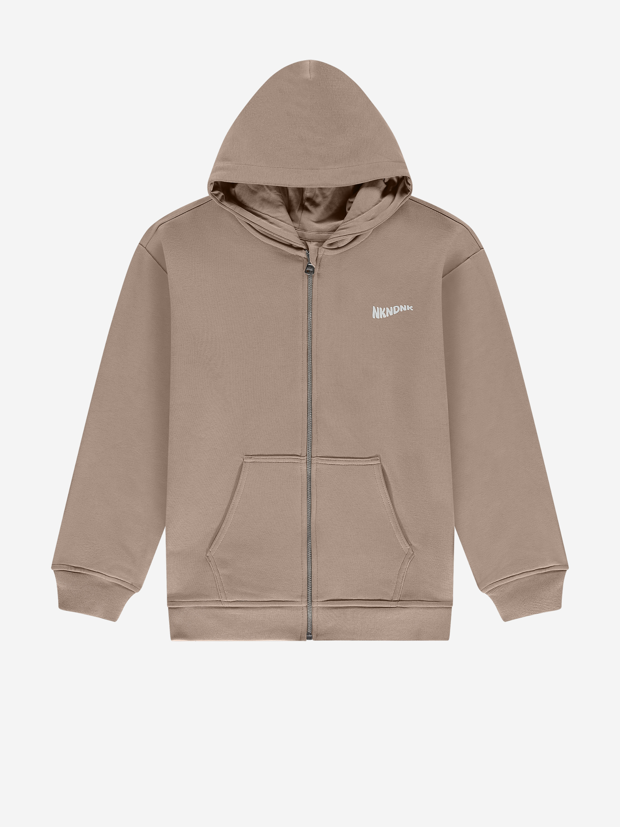 Hooded vest with logo