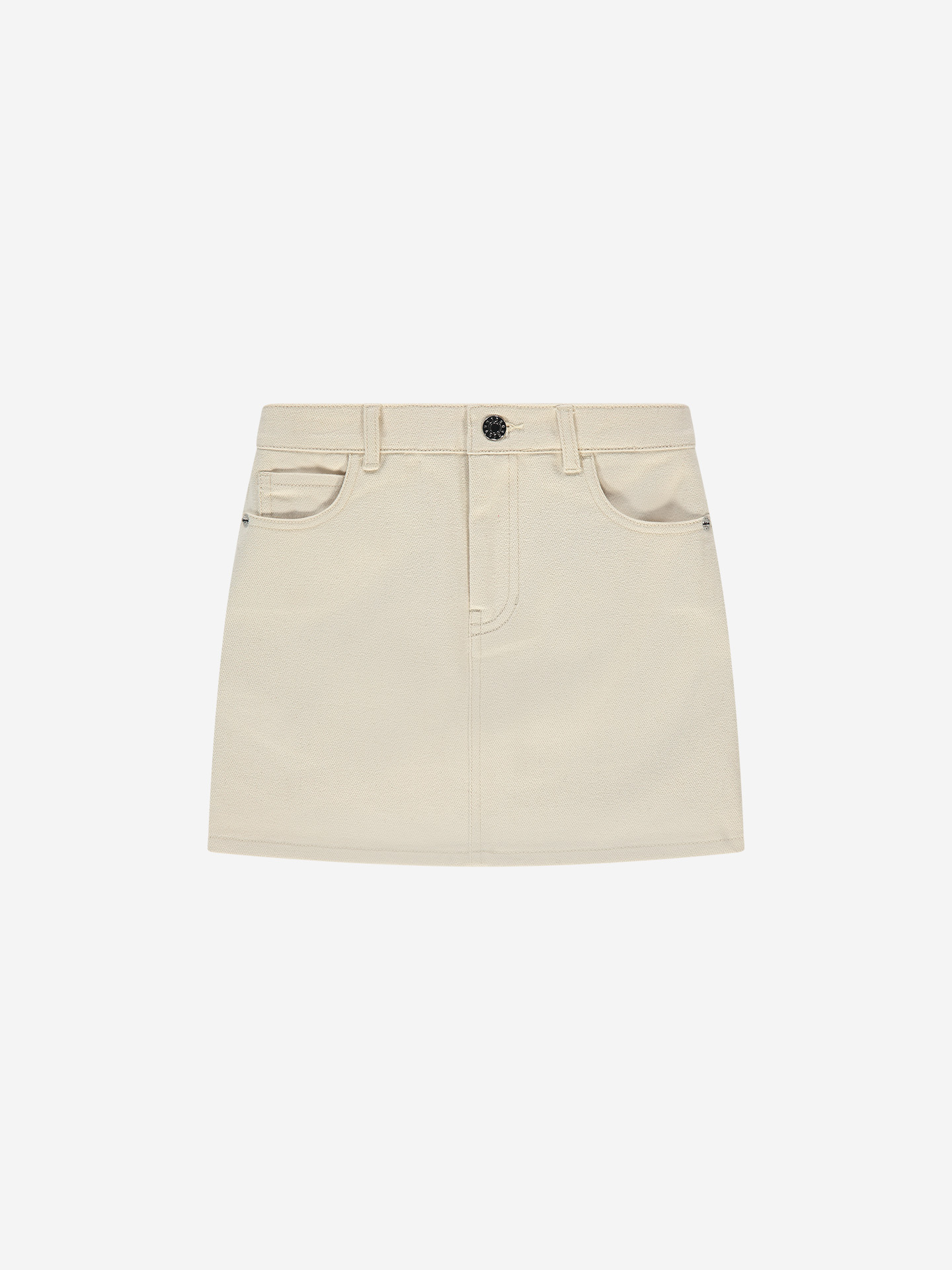 Short denim skirt
