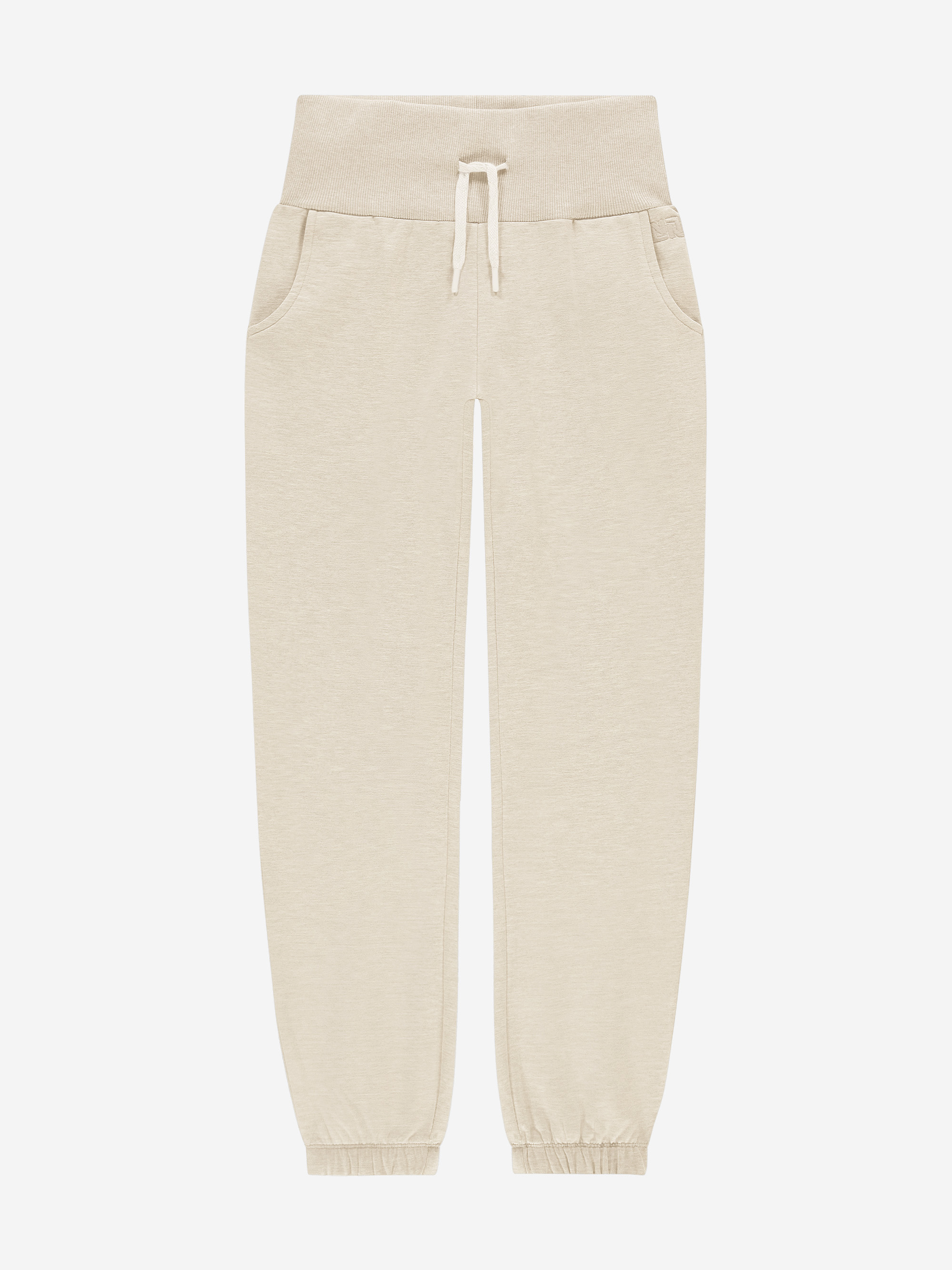 Joggers with elastic waistband and drawstring