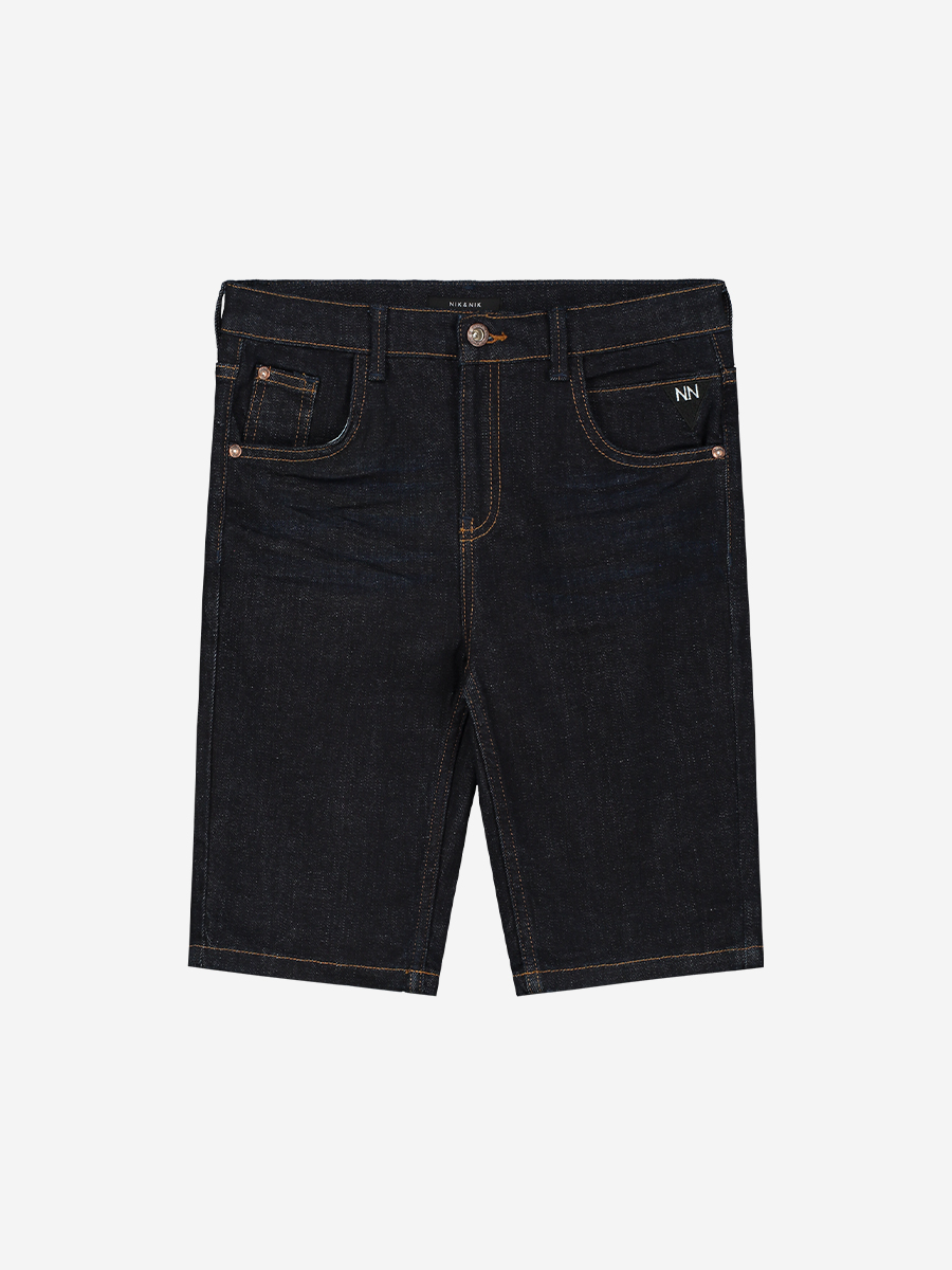 Skinny denim shorts 