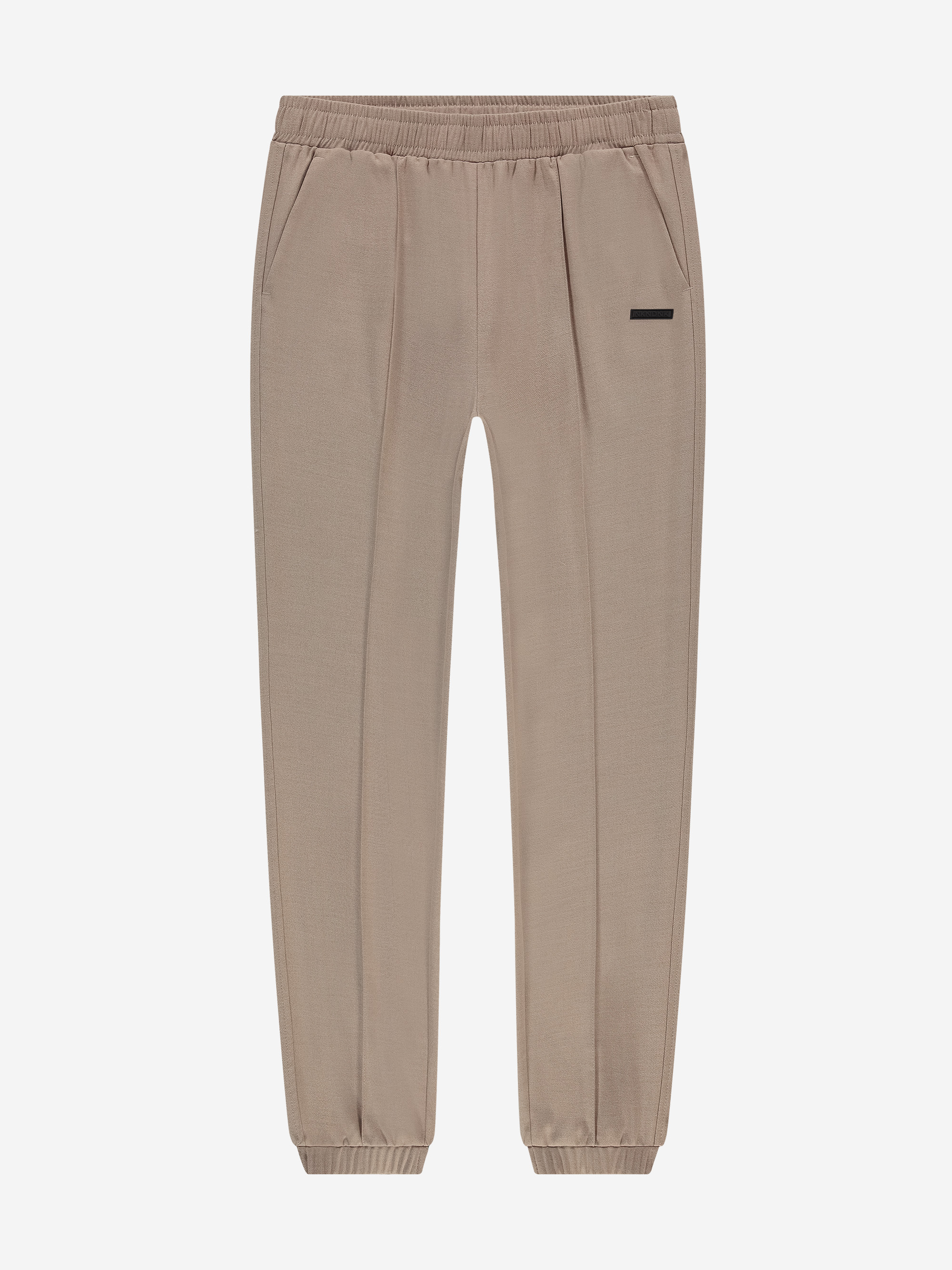 Pants with elastic waistband