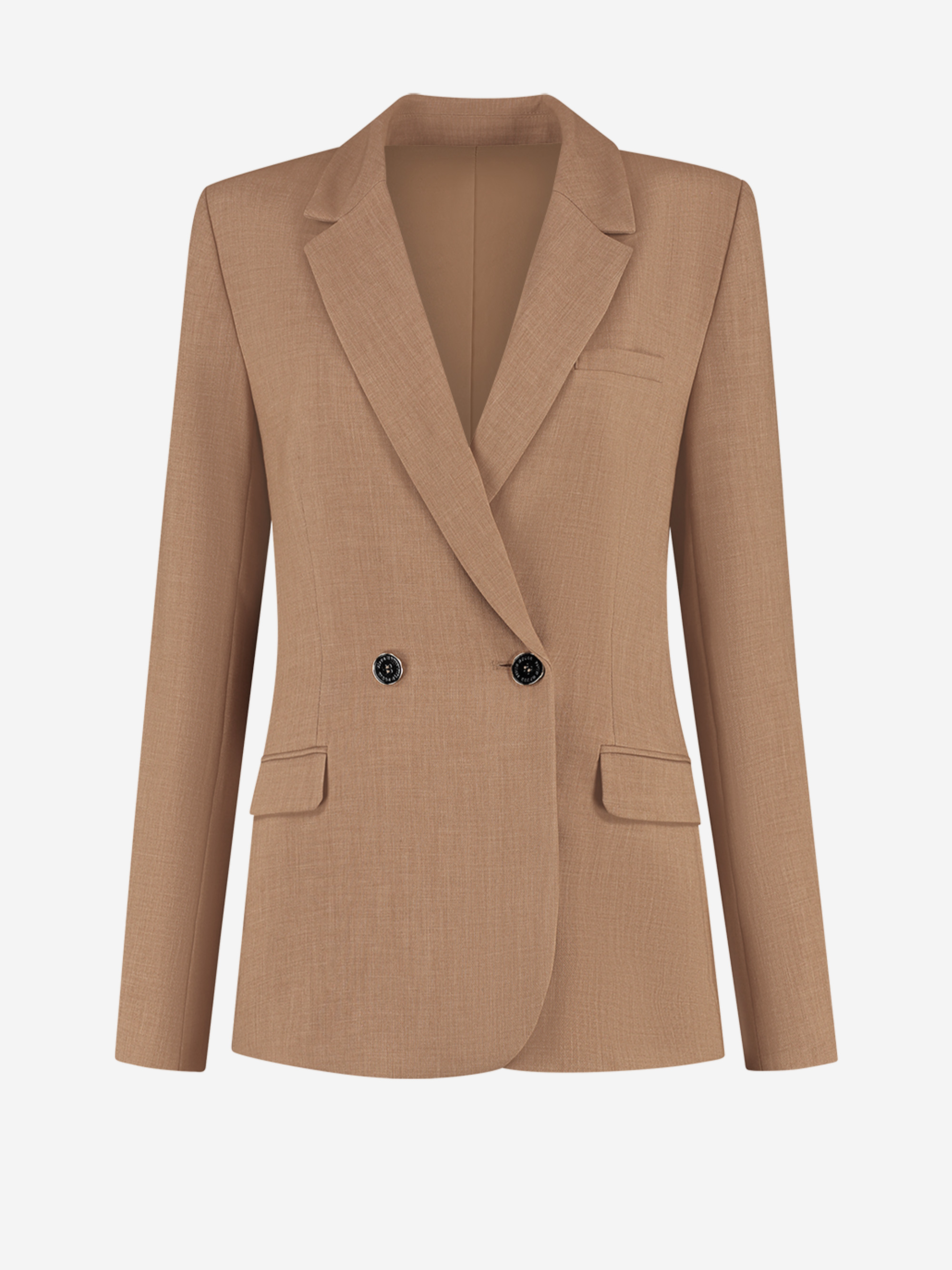 Fitted blazer with detail on shoulders