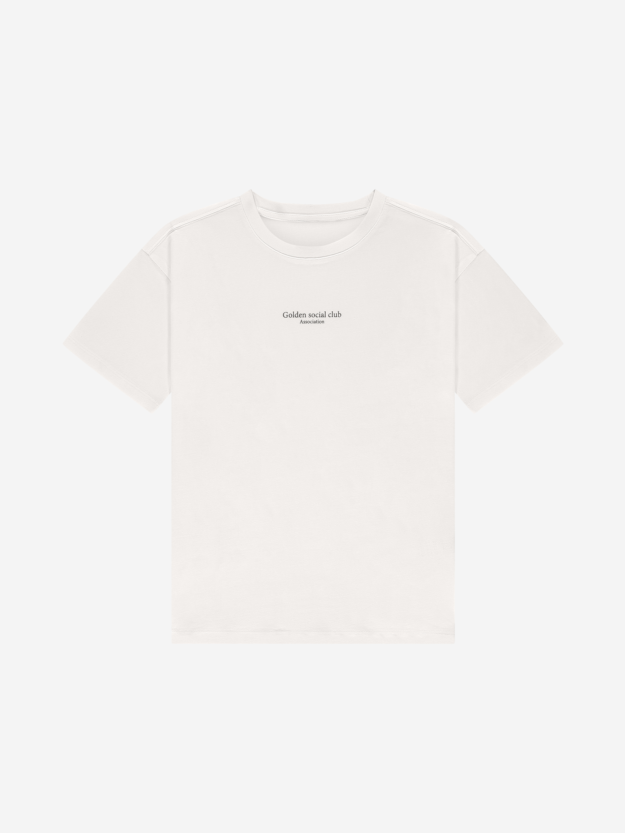 T-shirt met tekstopdruk