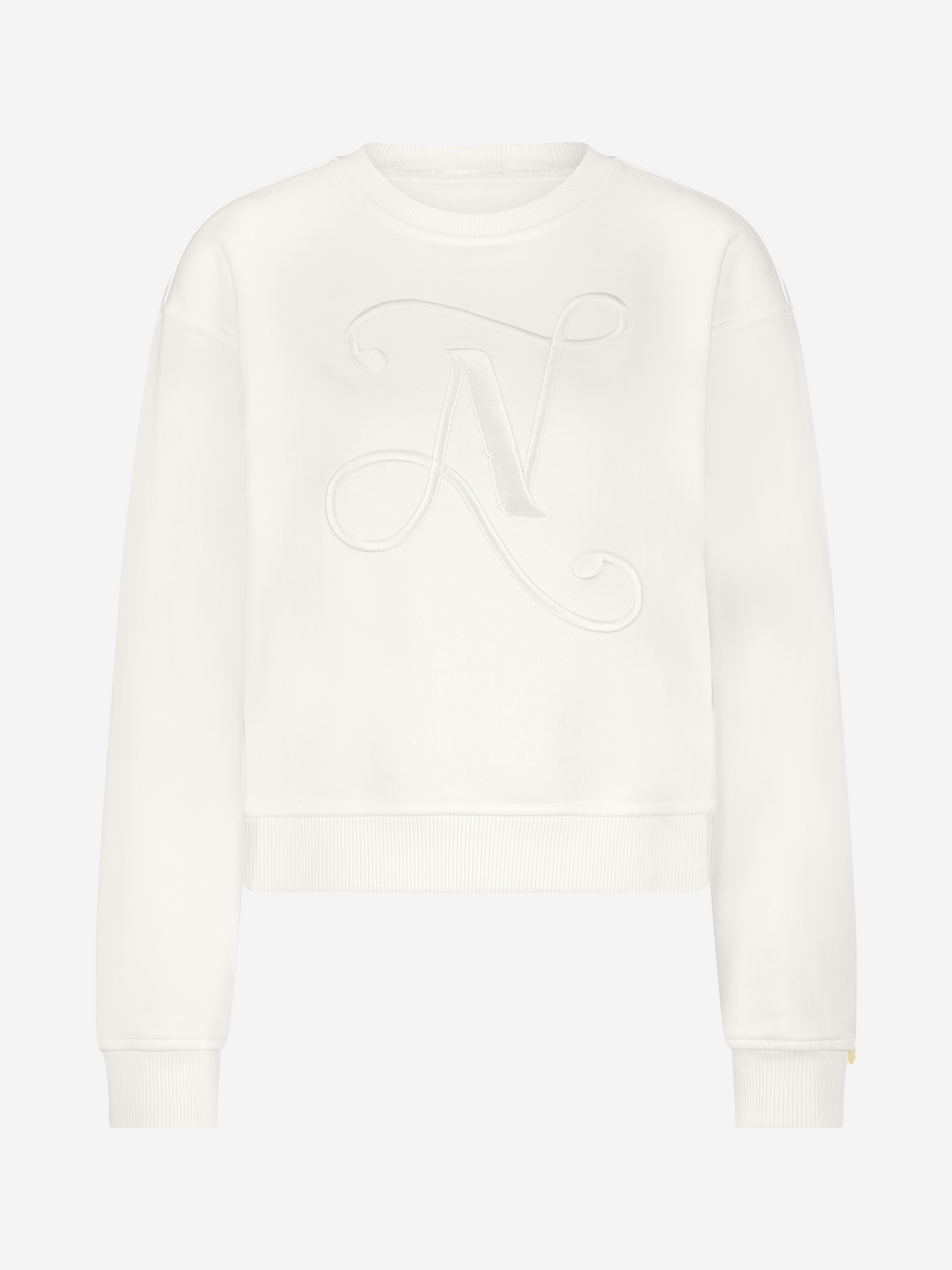 Sweater with embroidered N logo