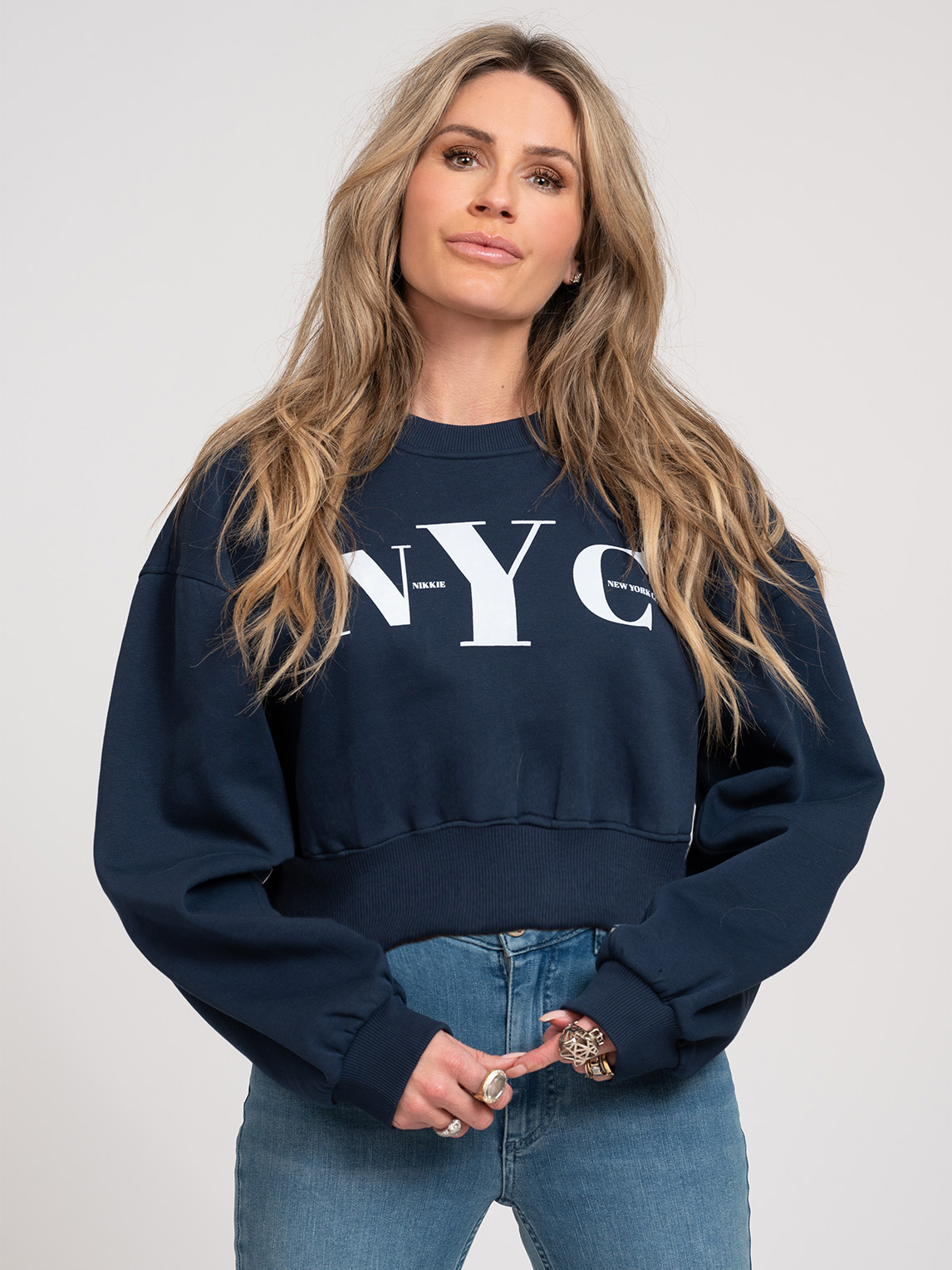 Sweater with NYC print