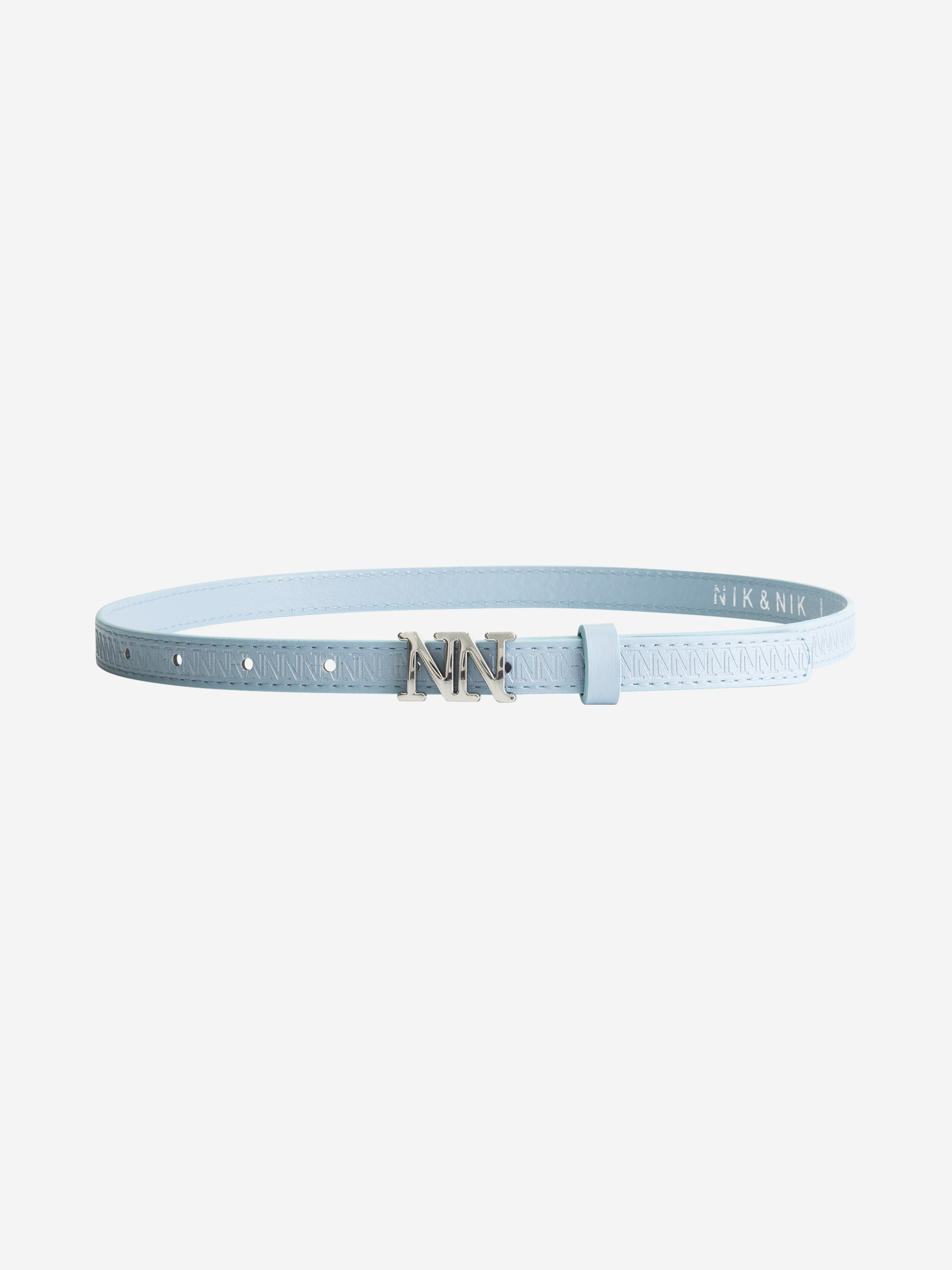 Waist belt with logo pattern