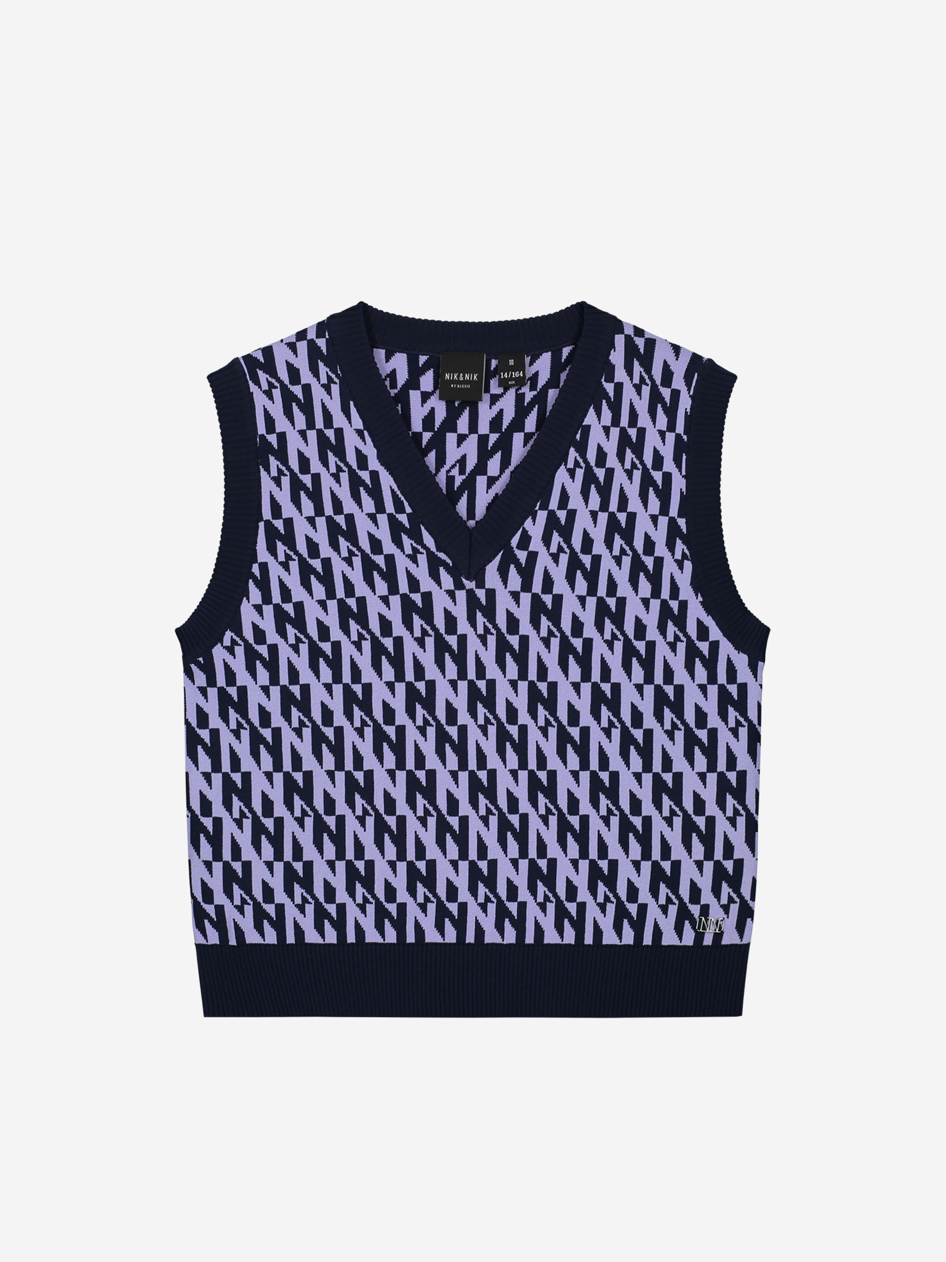 Nik en nik vest blauw clearance