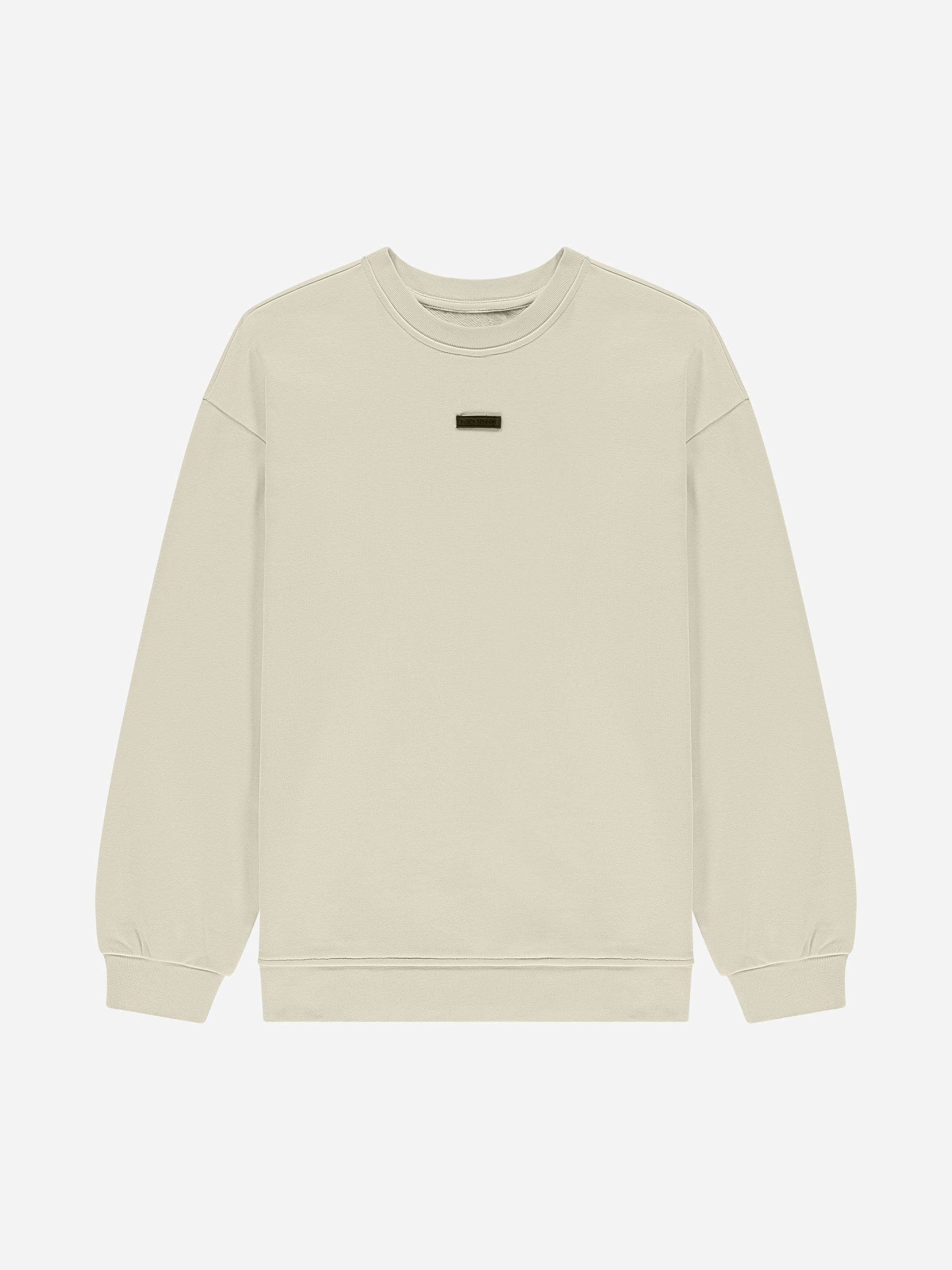 Oversized sweater with graphic print on the back