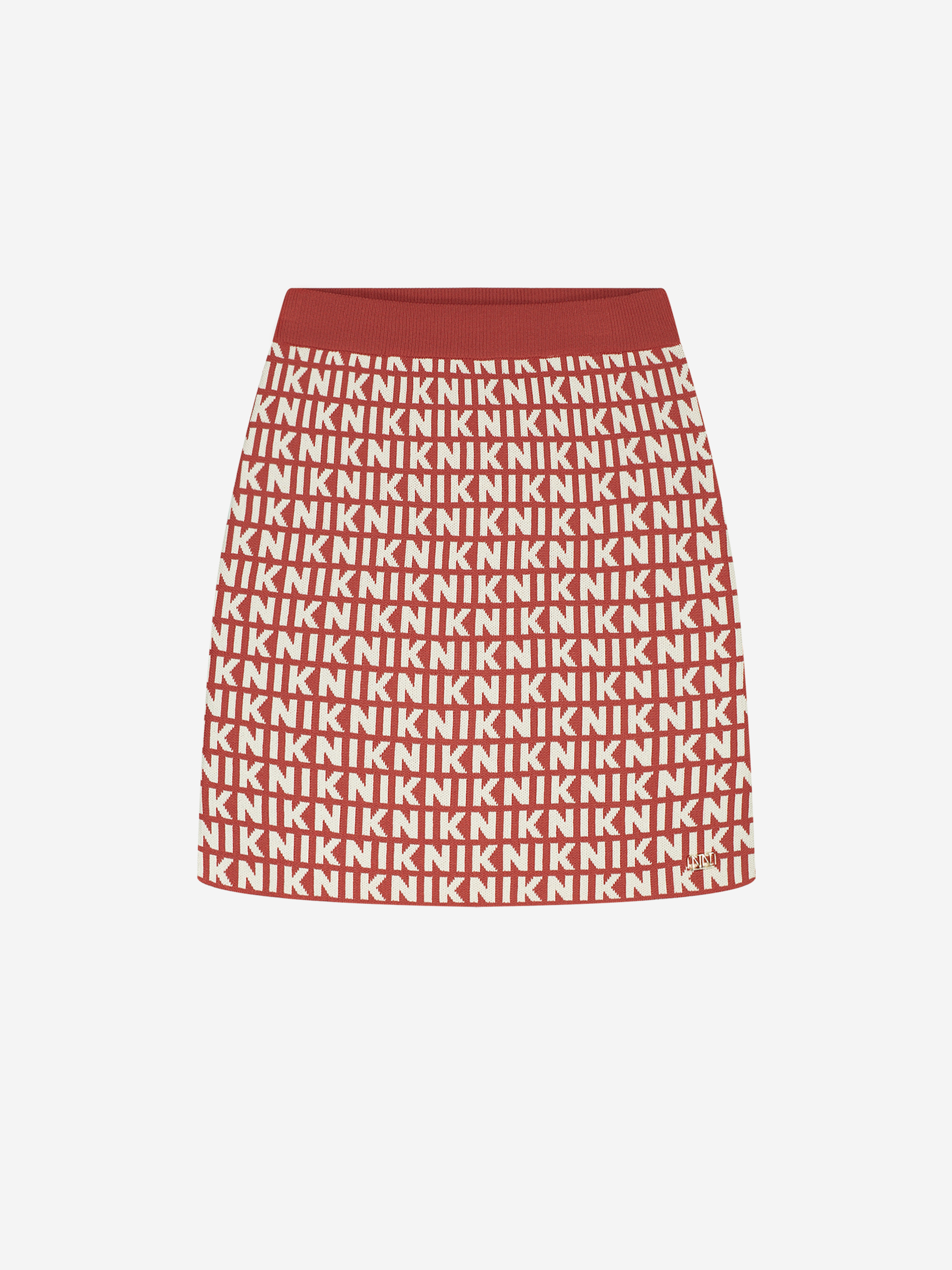 Fitted skirt with Monogram 
