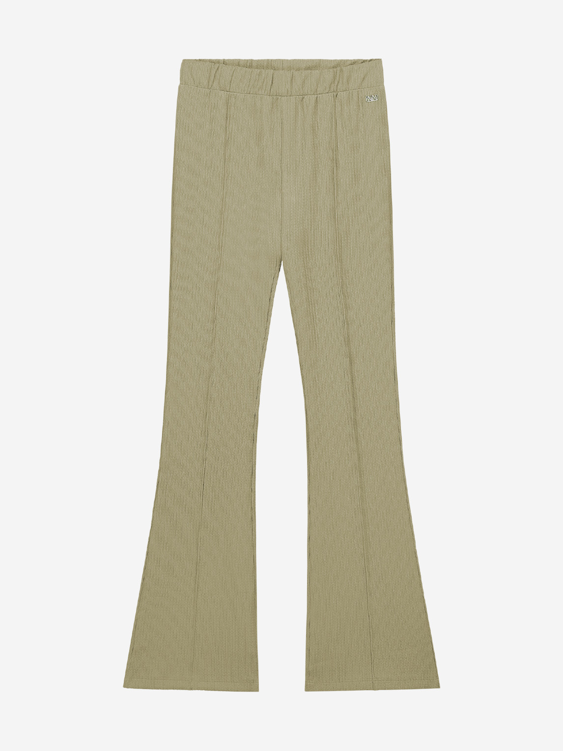 Mid rise flared pants