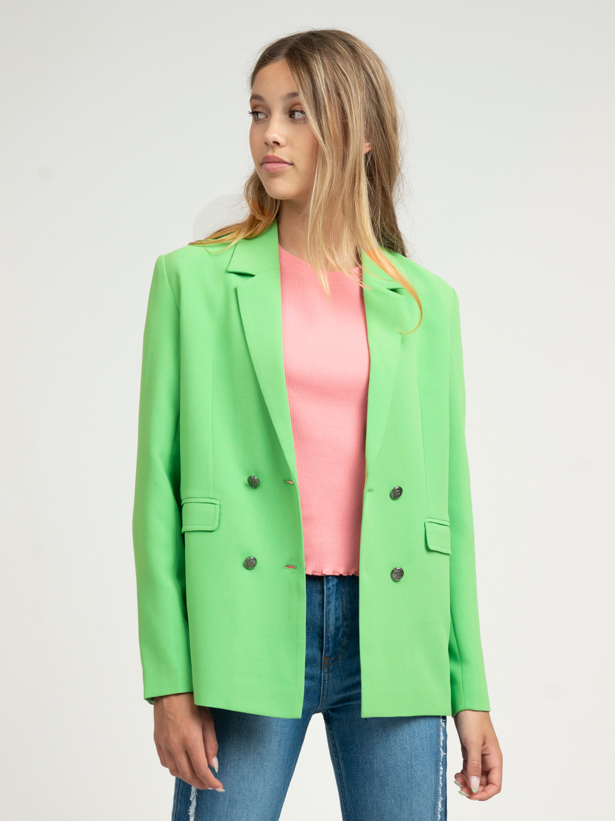 Regular double-breasted blazer