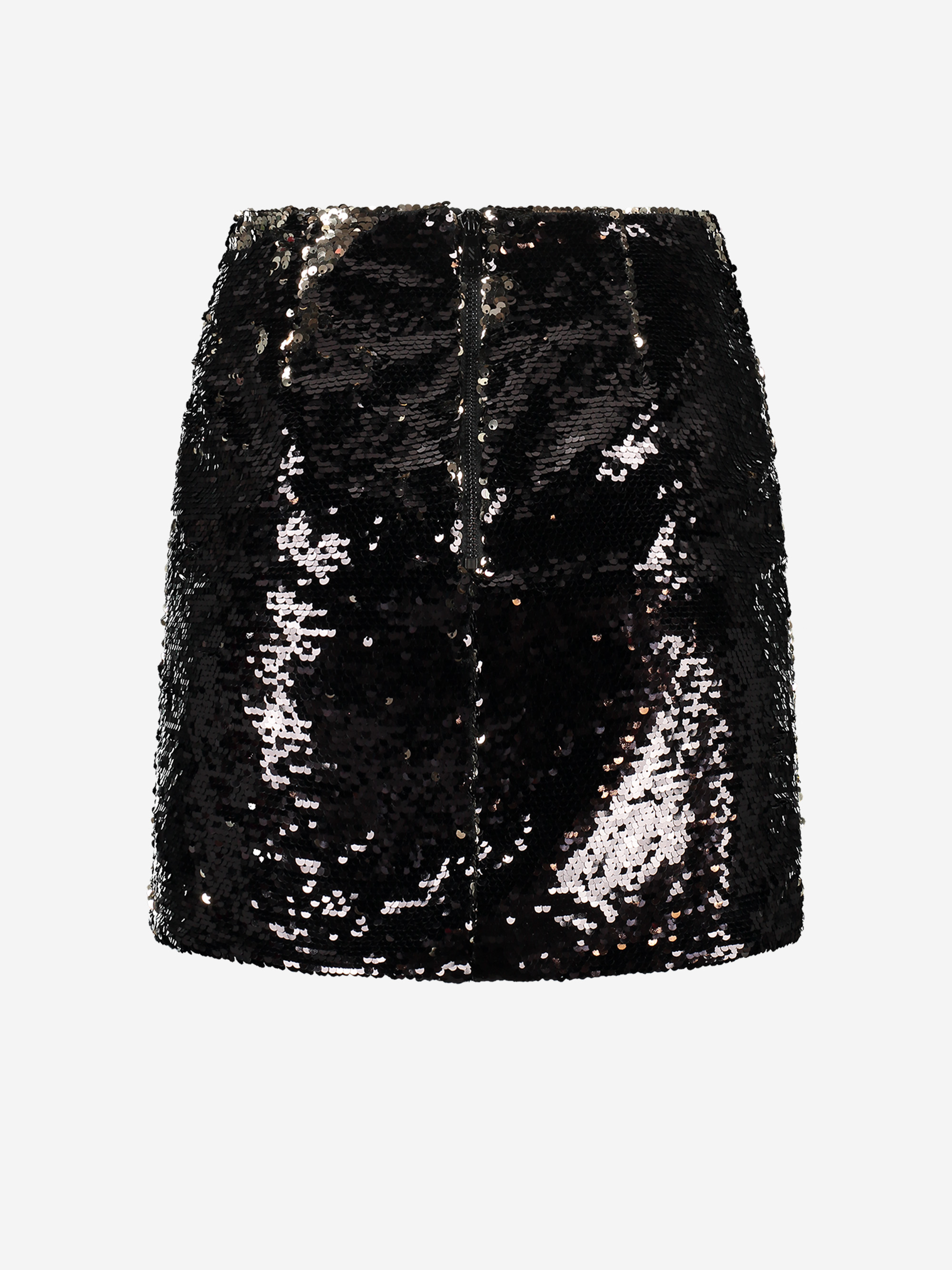High waist rok met pailletten