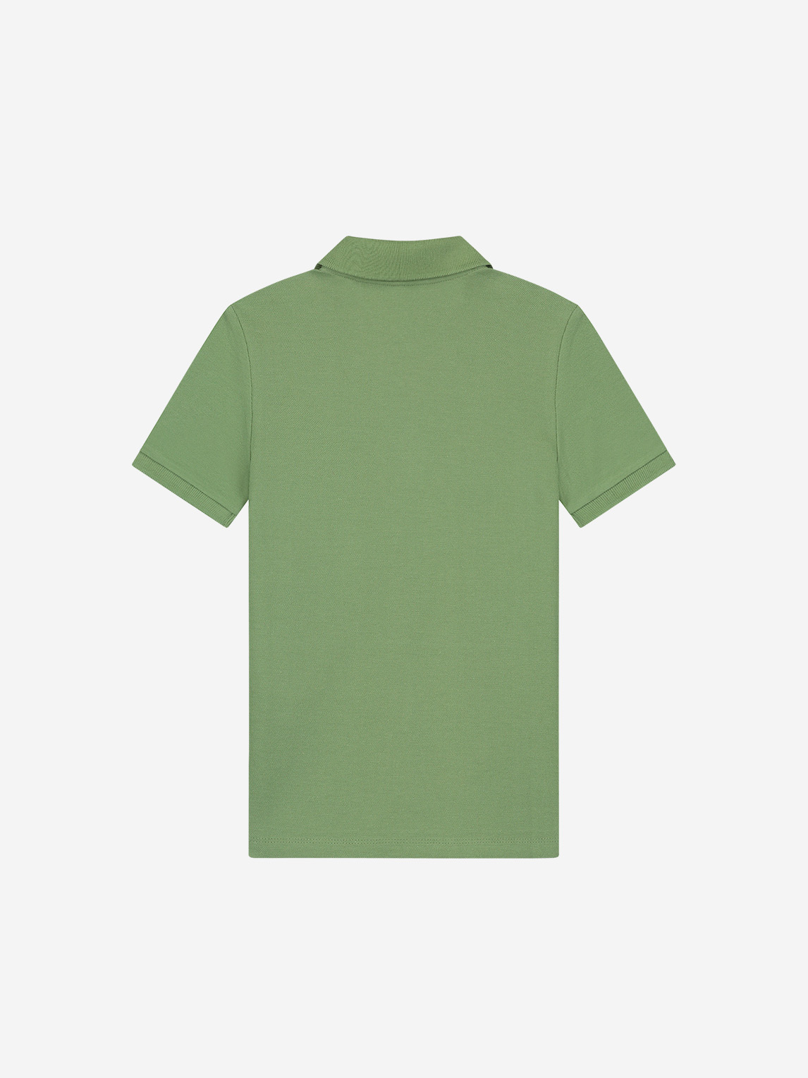Polo with zip collar