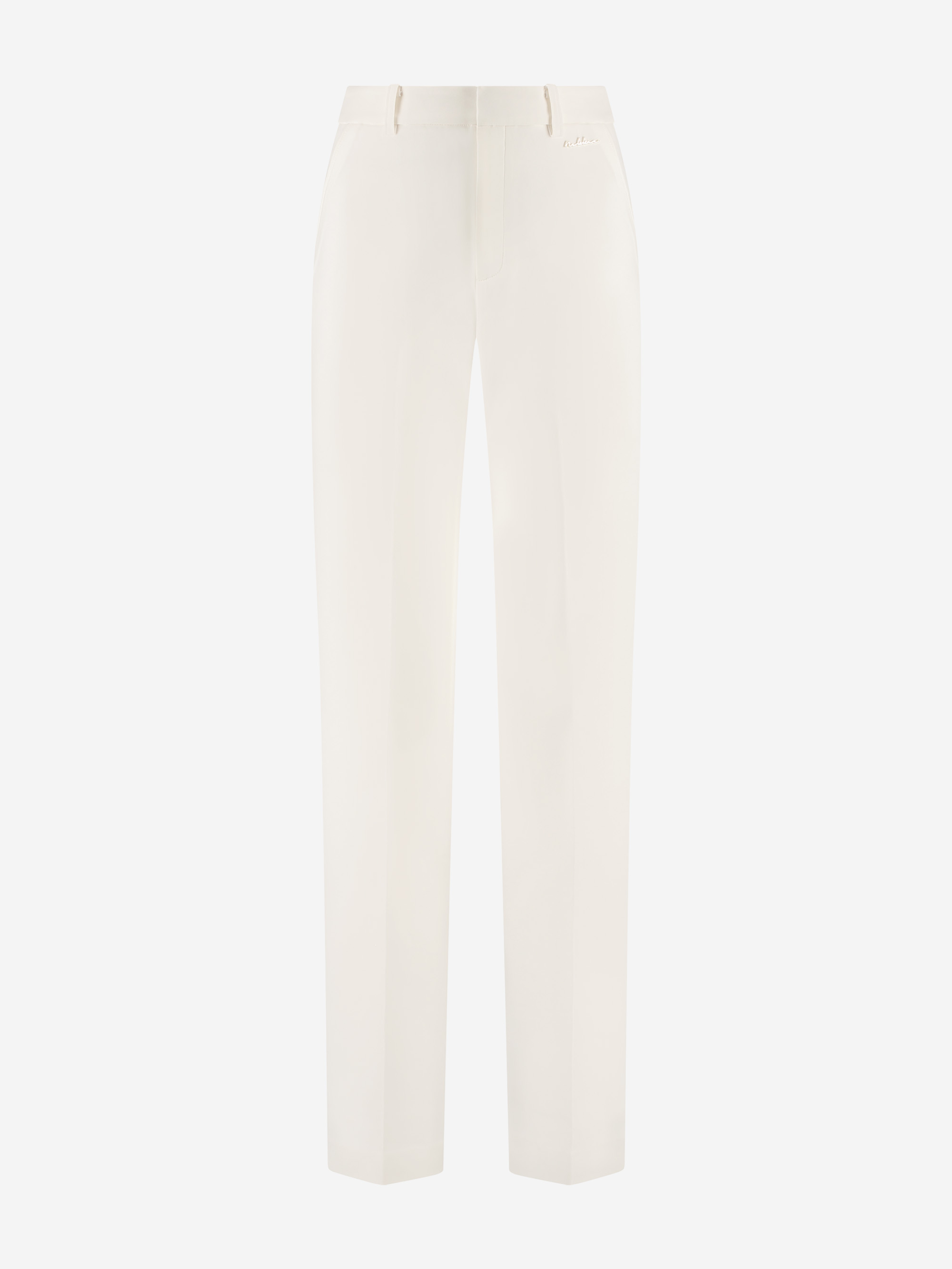 Straight leg trousers