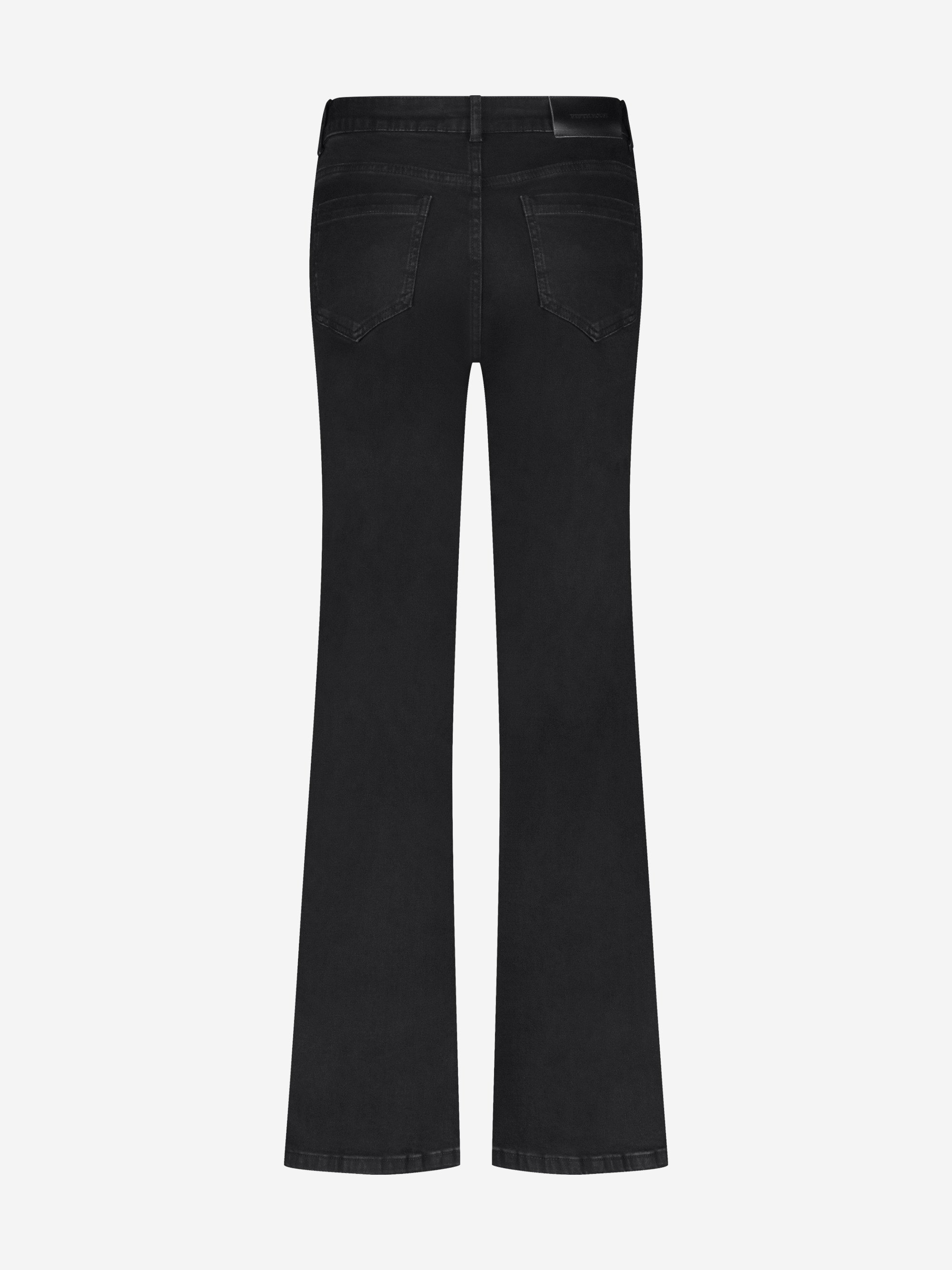 Straight leg jeans with FH detail
