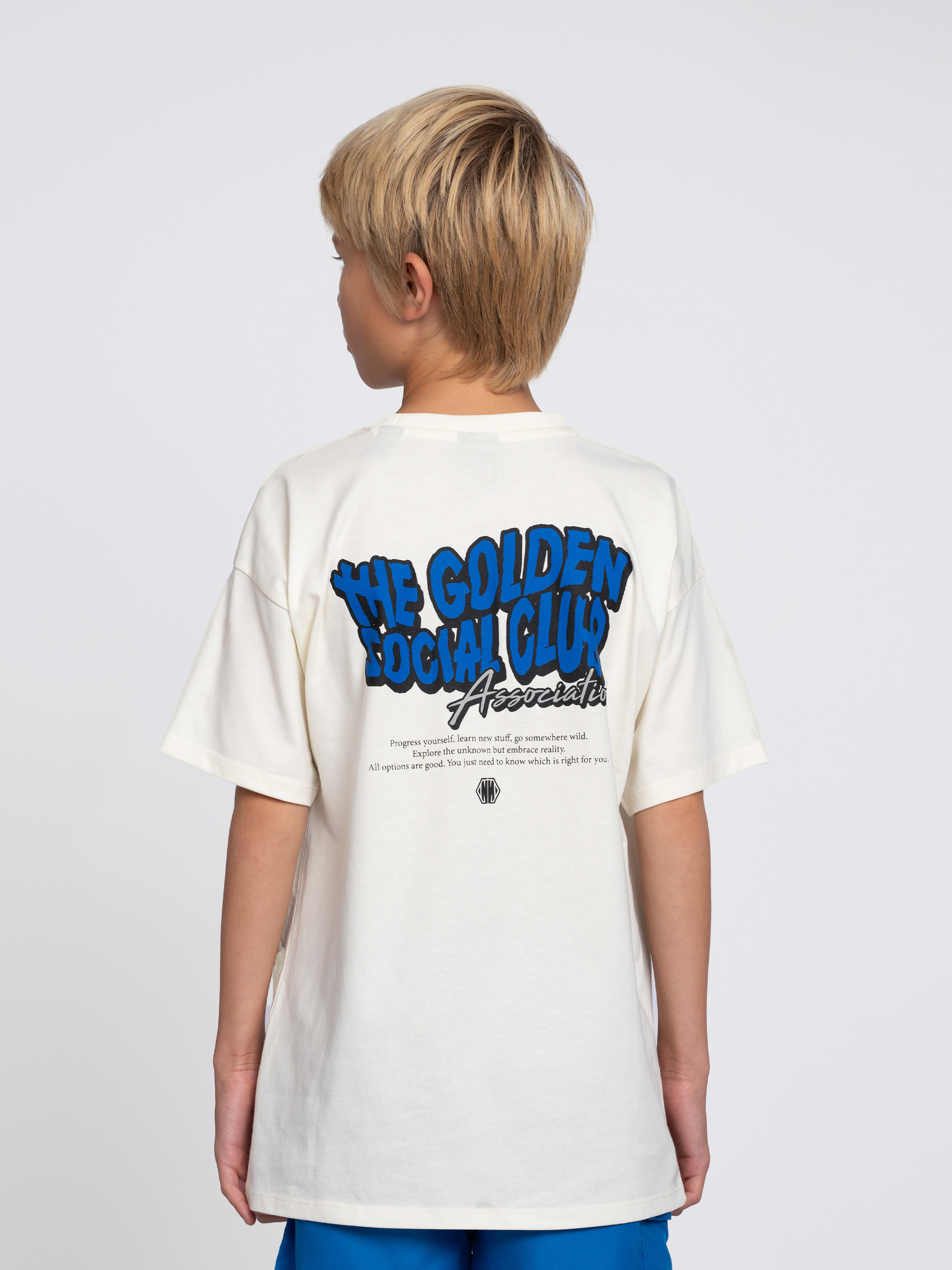Oversized T-shirt met grafische opdruk op rug