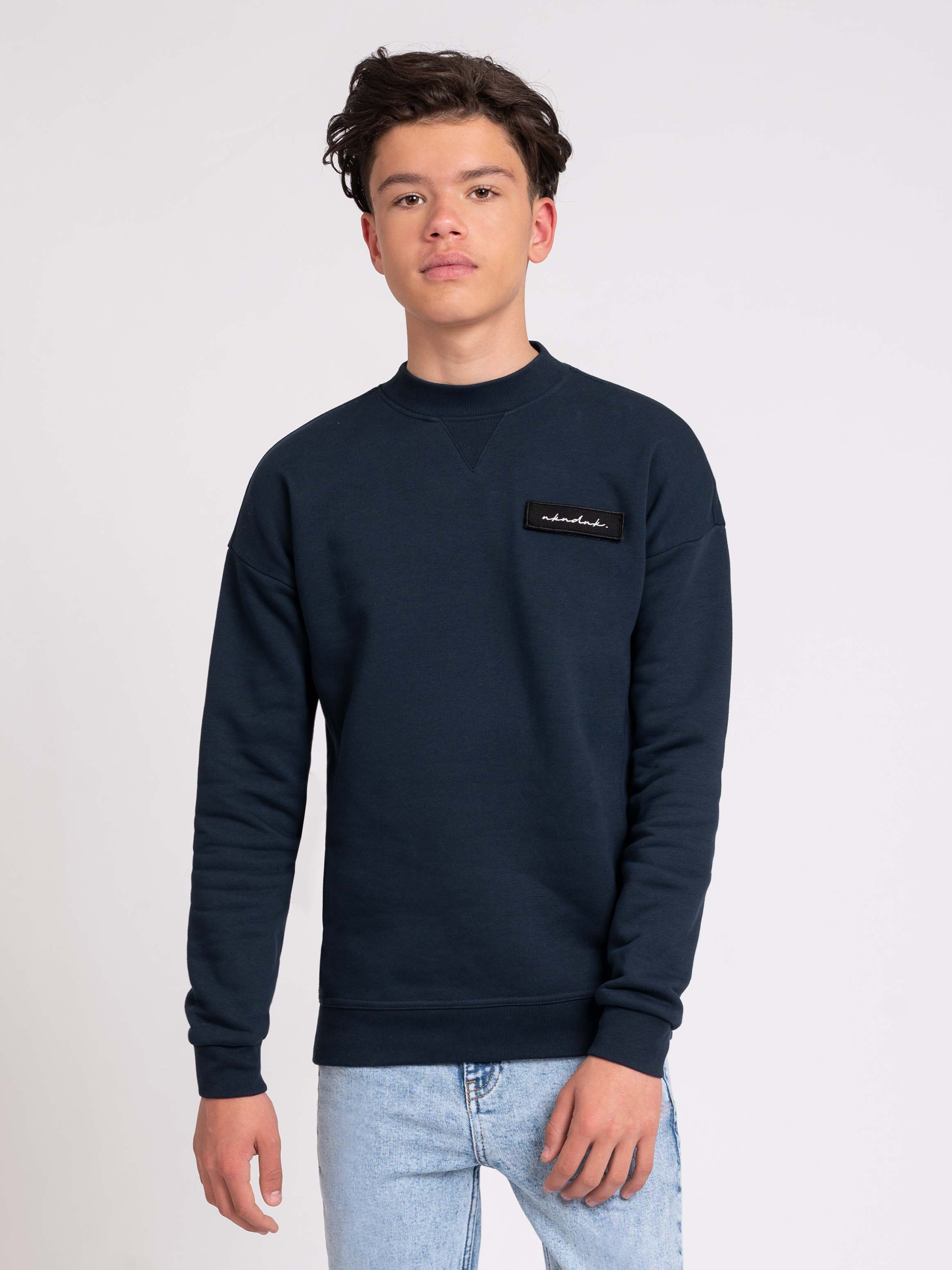 Rib Panel Sweatshirt