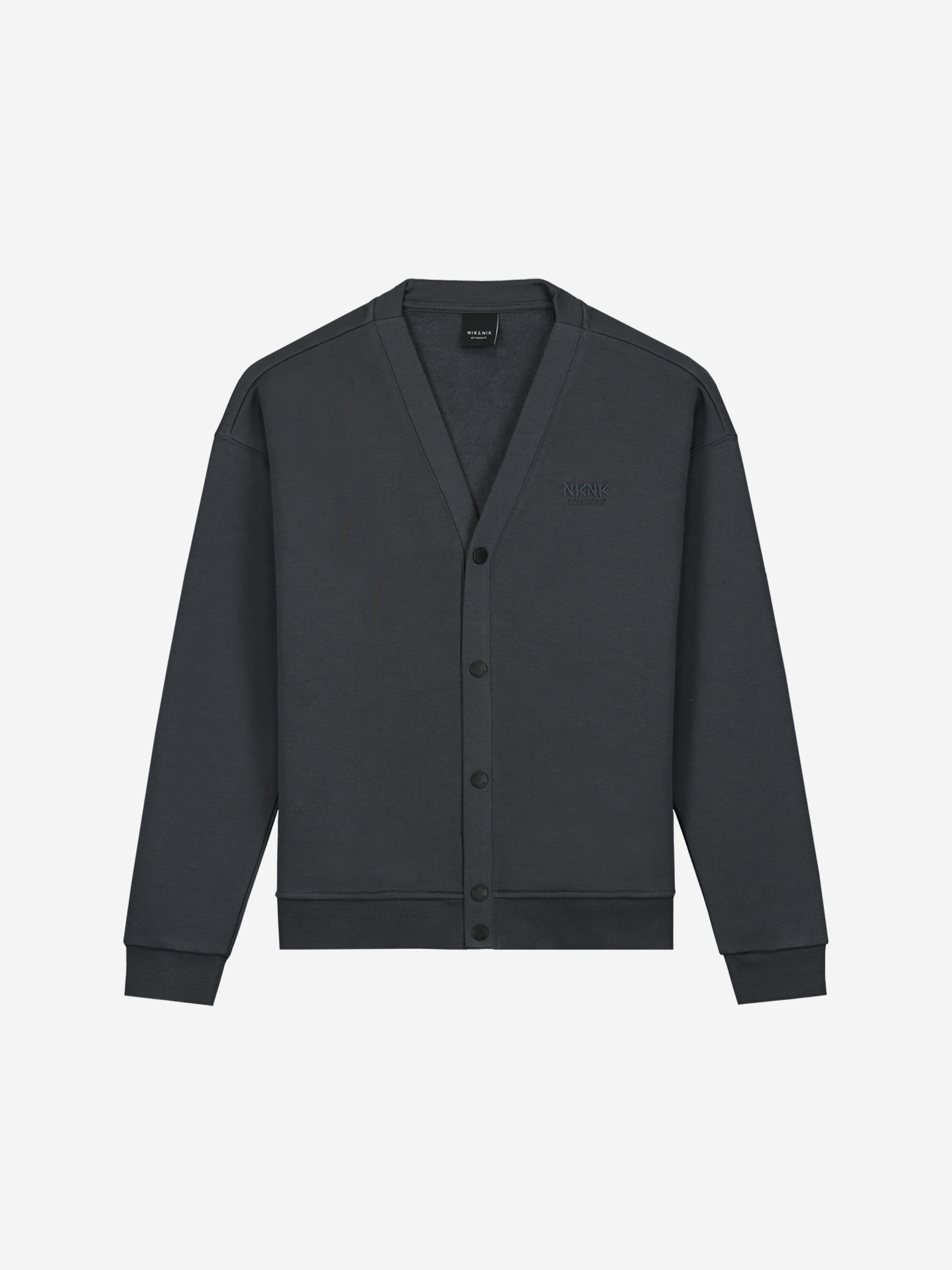 Cardigan with embroidery logo