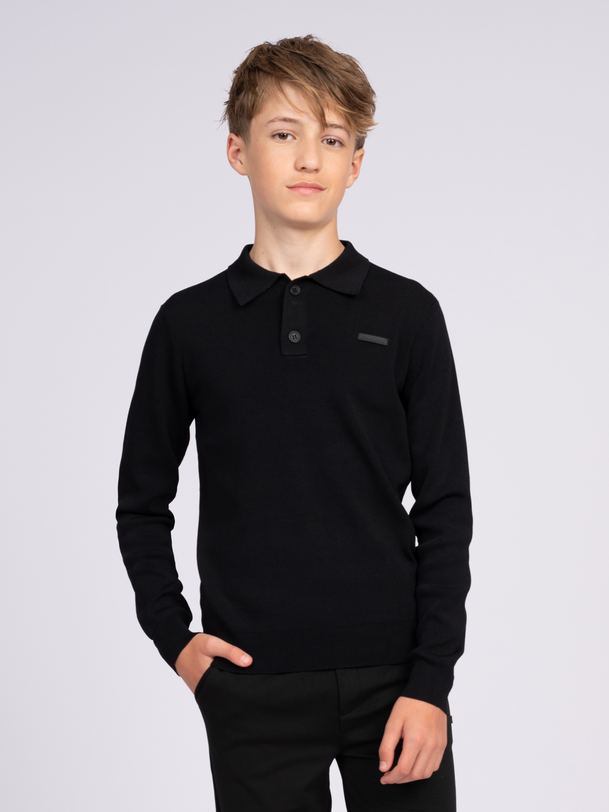 Polo met lange mouwen en NIK&NIK logo