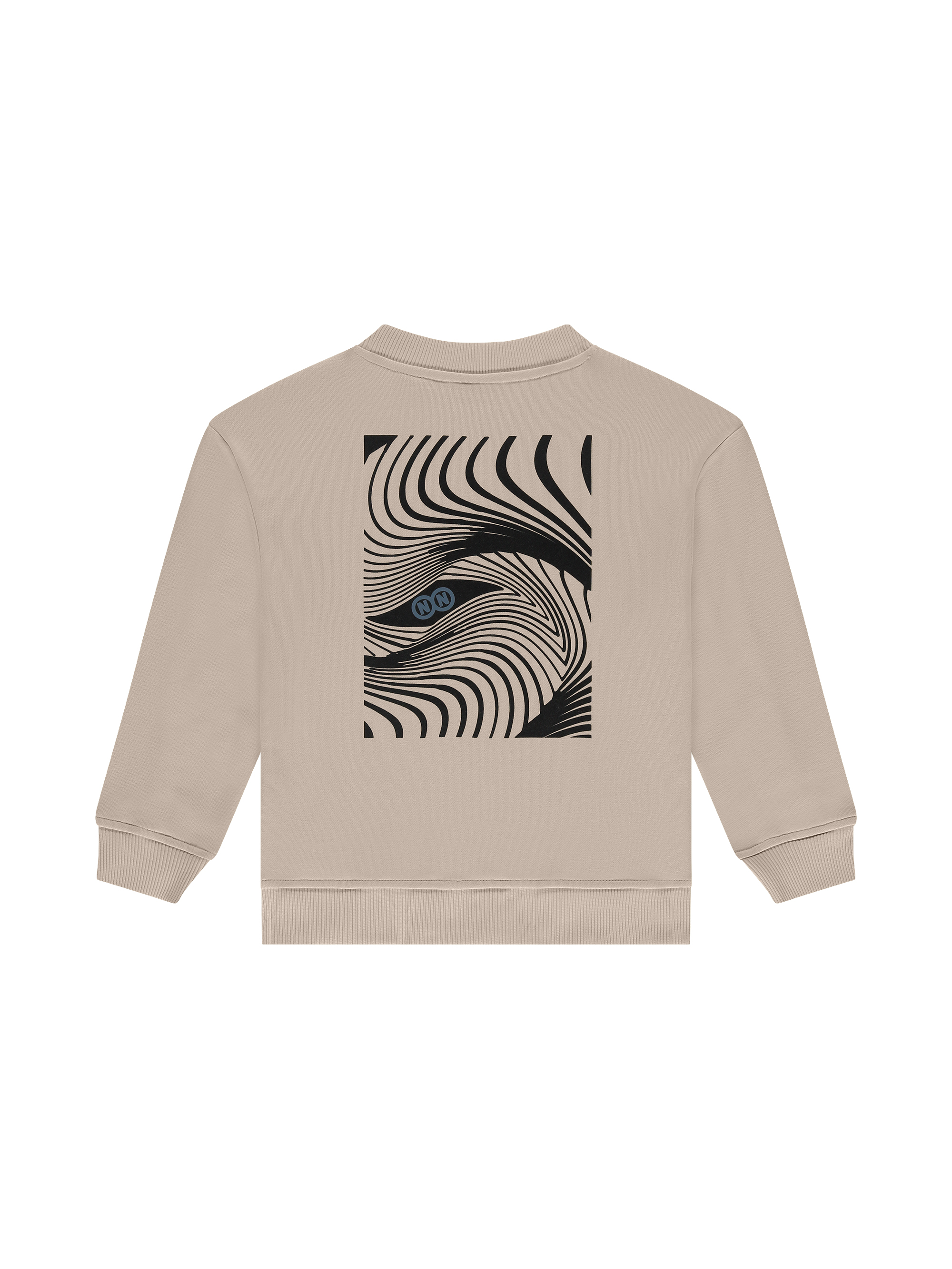 Sweatshirt met N&N logo en grafische print