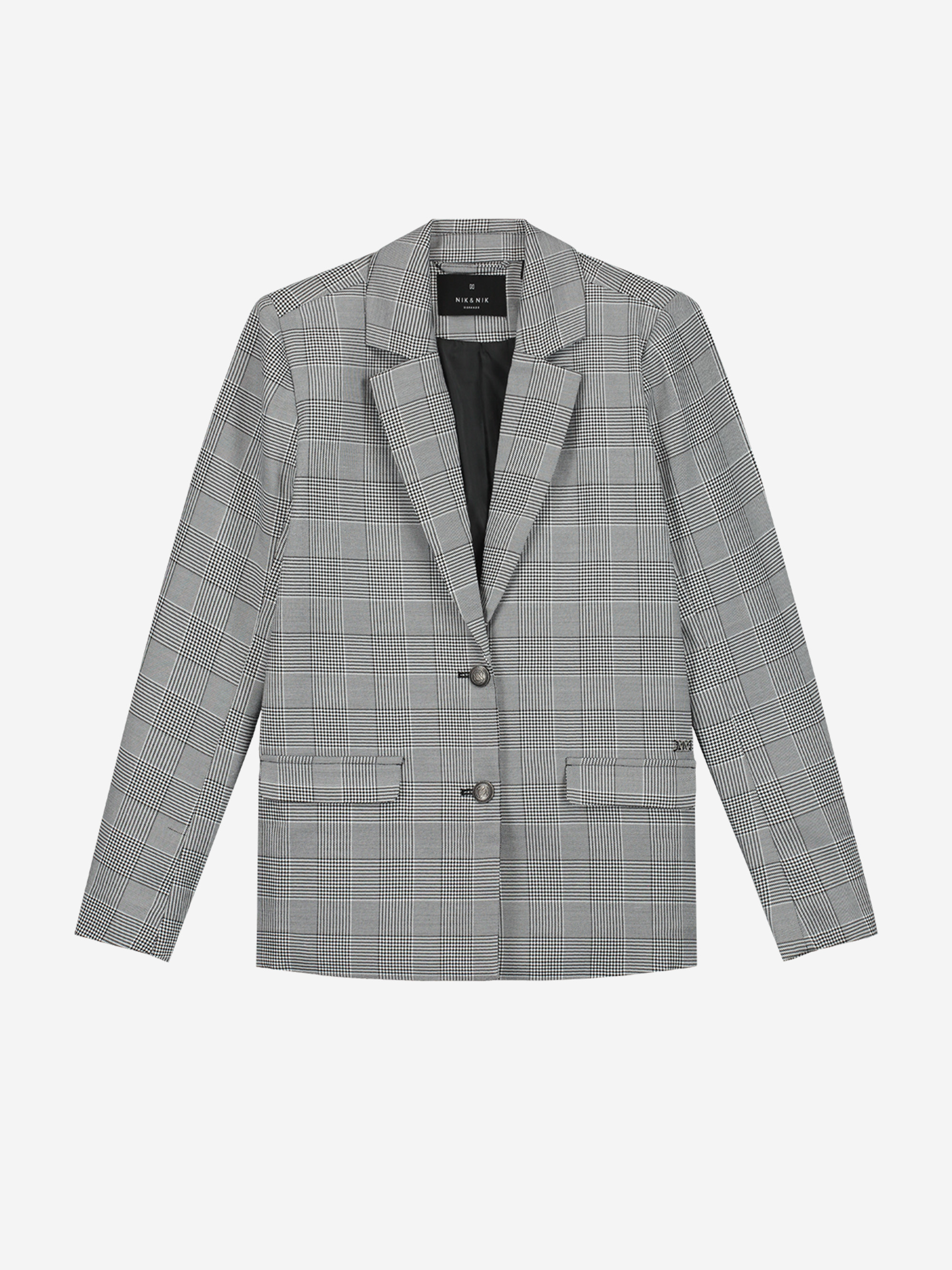 Checkered blazer