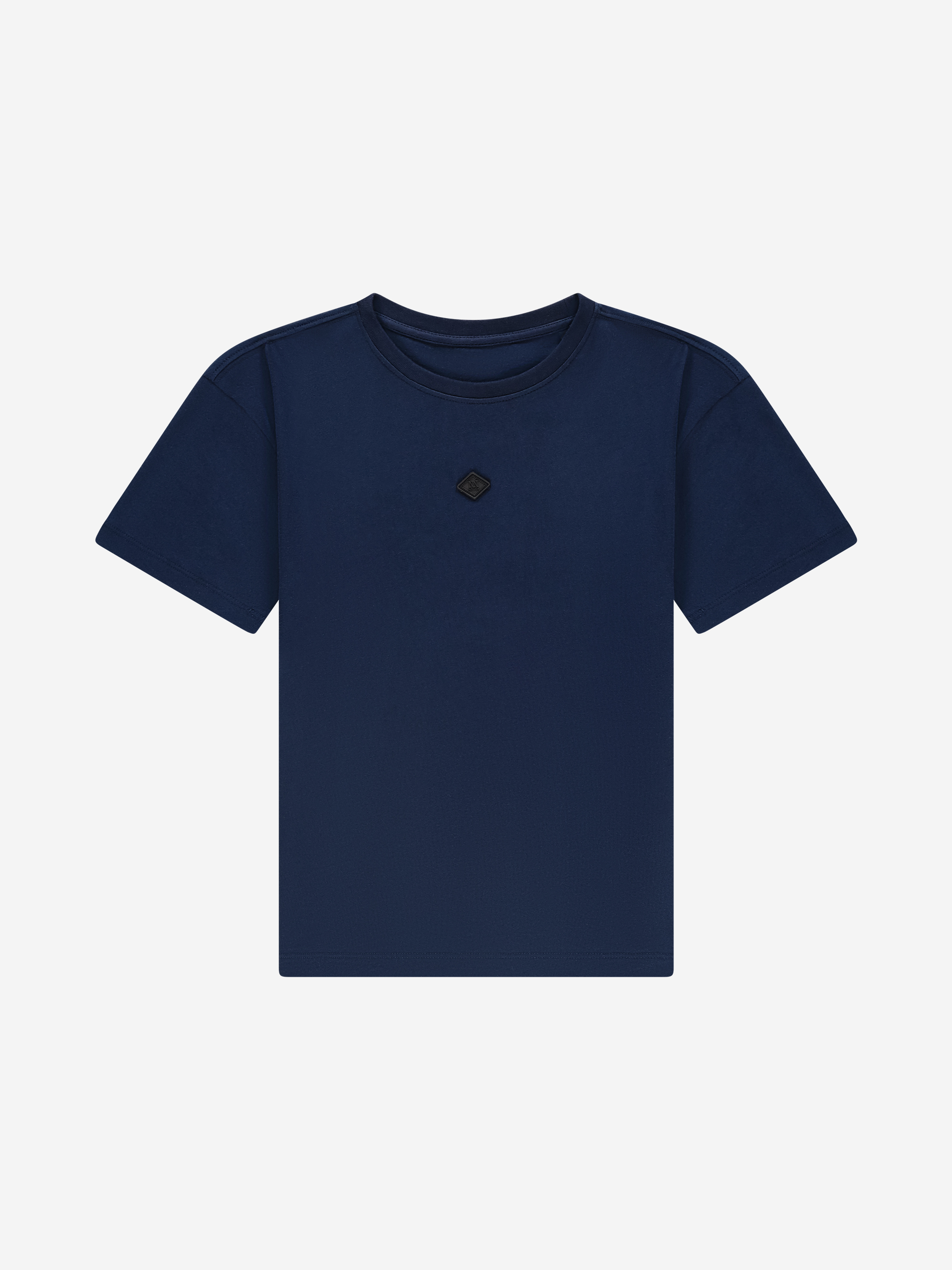T-shirt with graphic text on the back