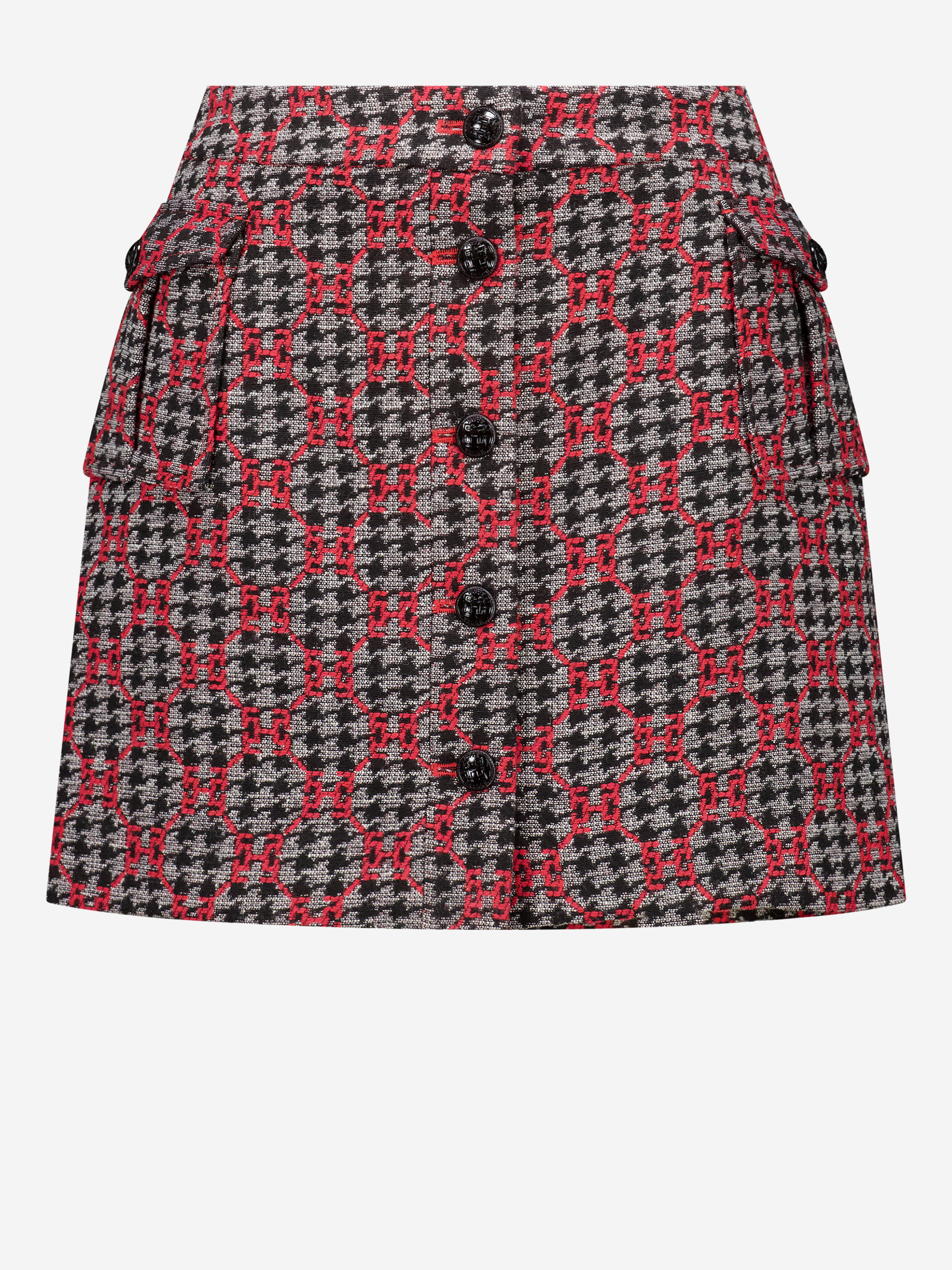Korte tweed rok 