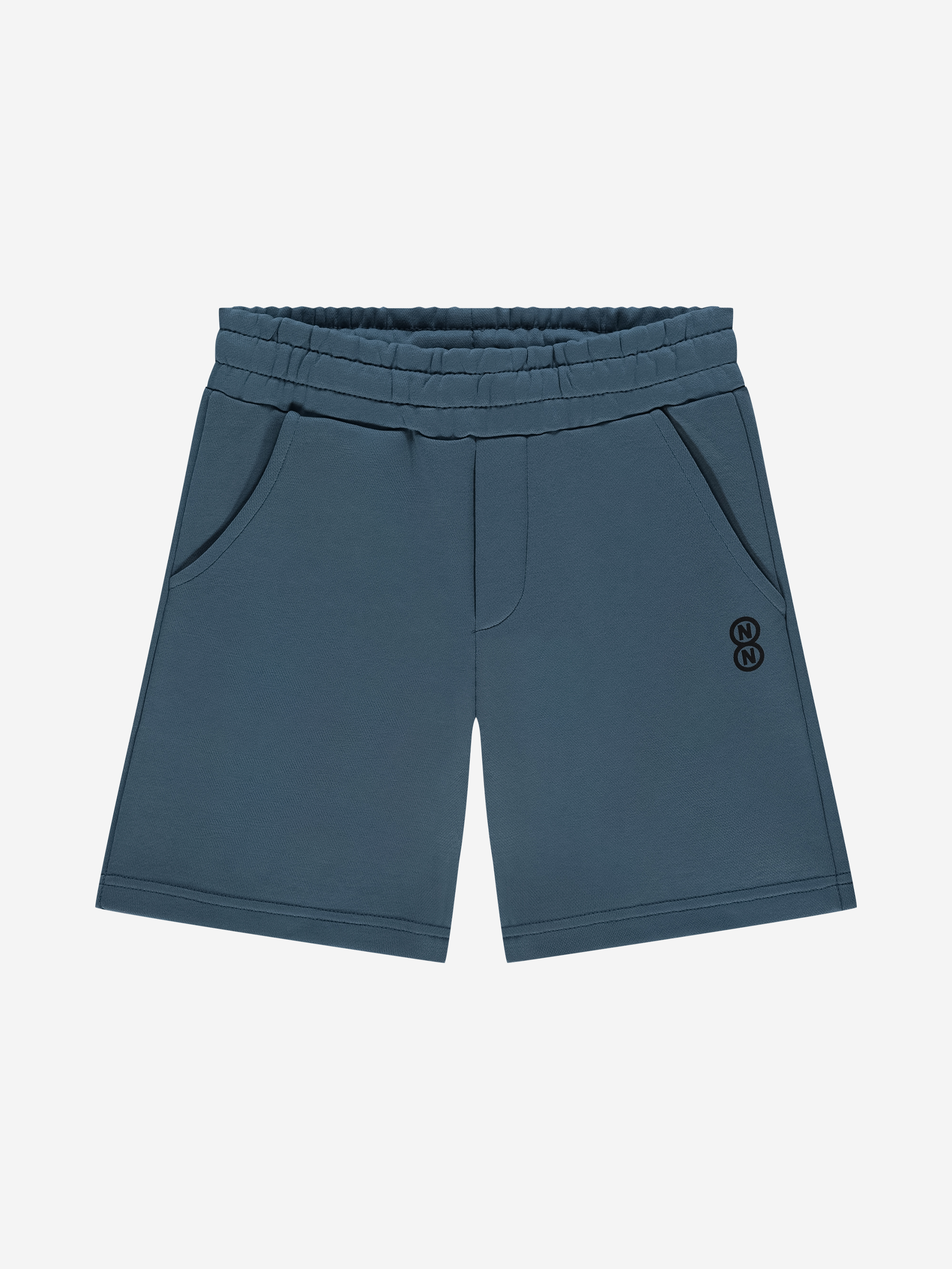 Sweatshort met elastische tailleband en N&N logo