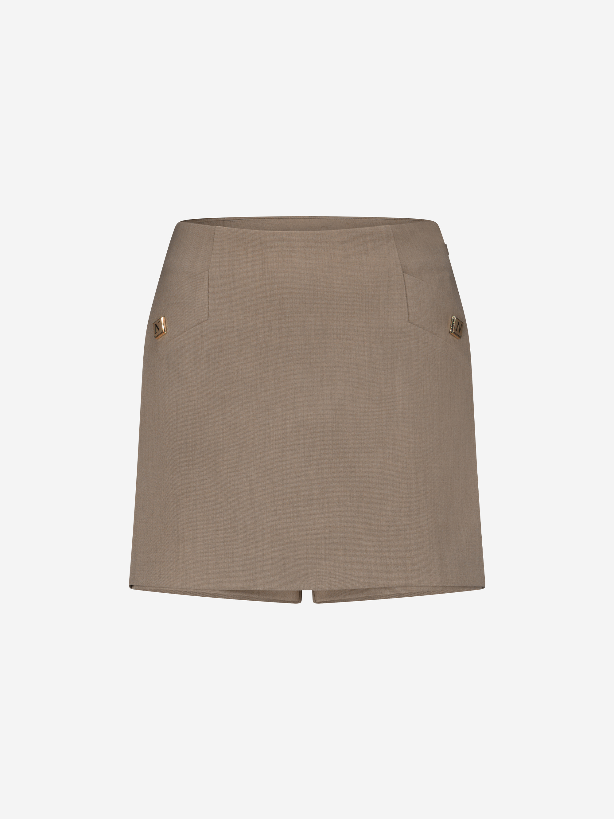 Melange skort