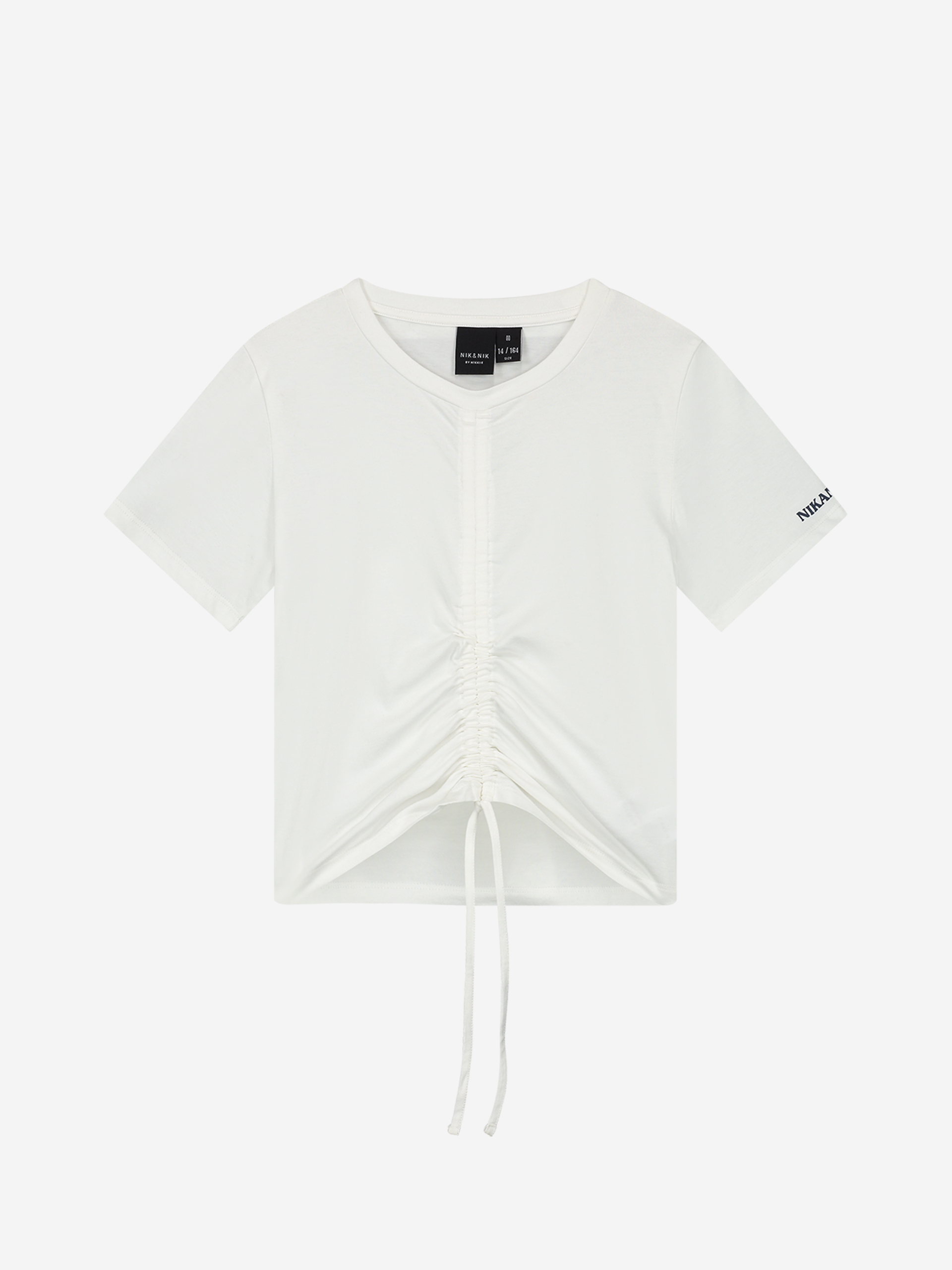 T-shirt met trekkoordje 