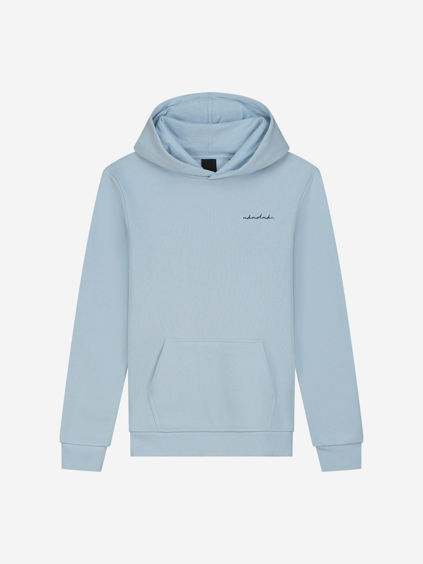 Hoodie met klein logo 