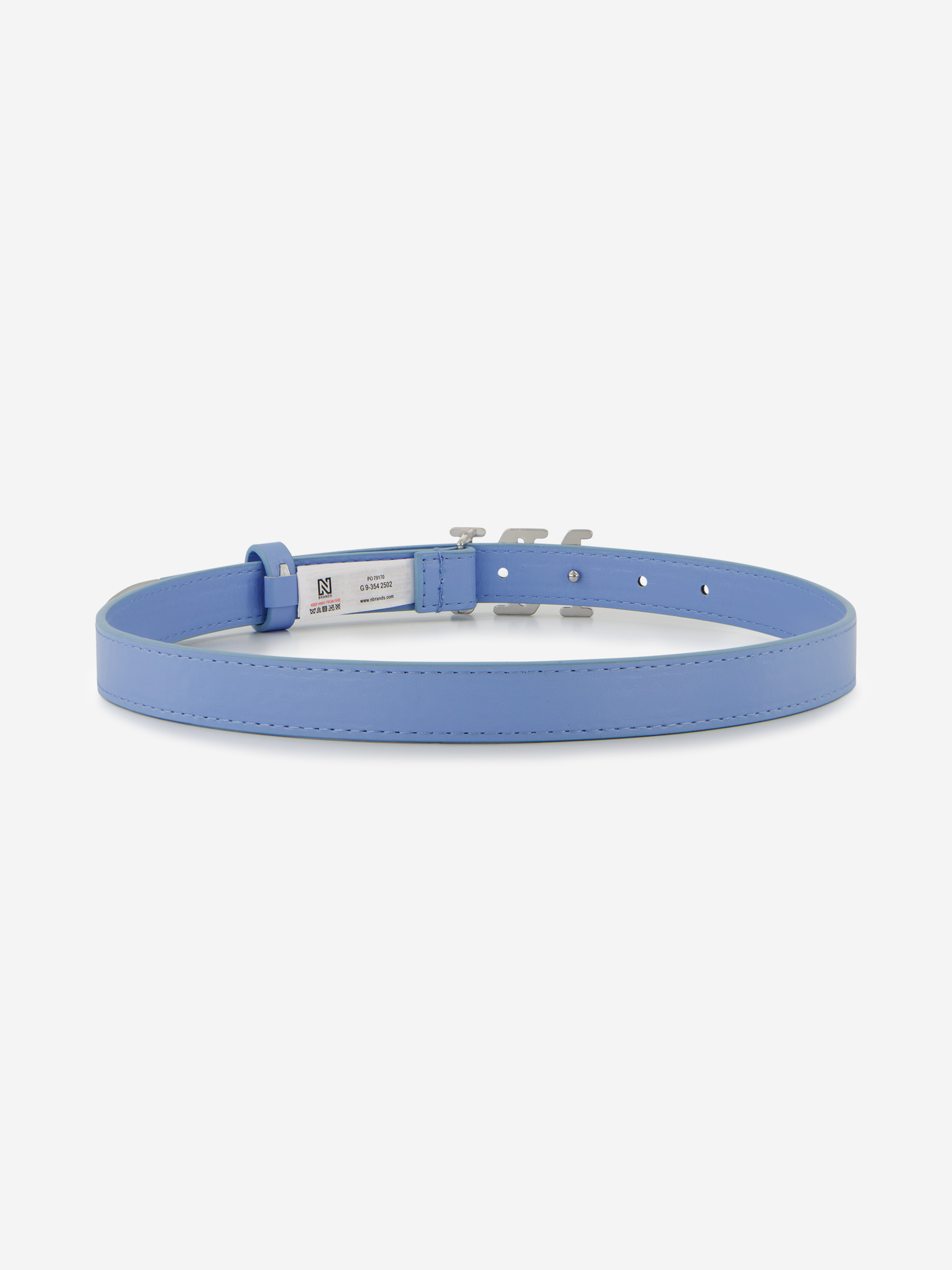 Riem van imitatieleer met N&N gesp