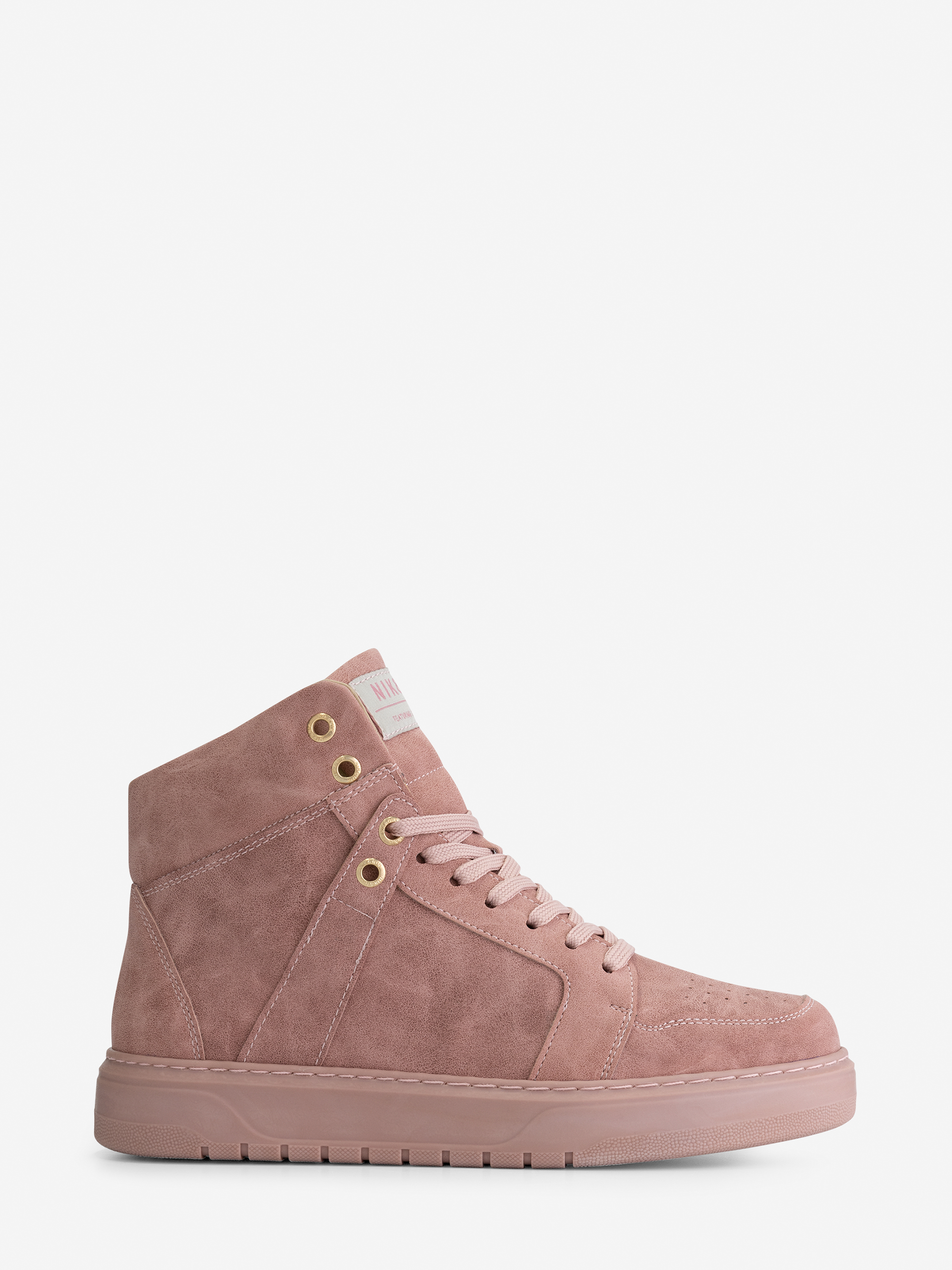  High suede look sneakers