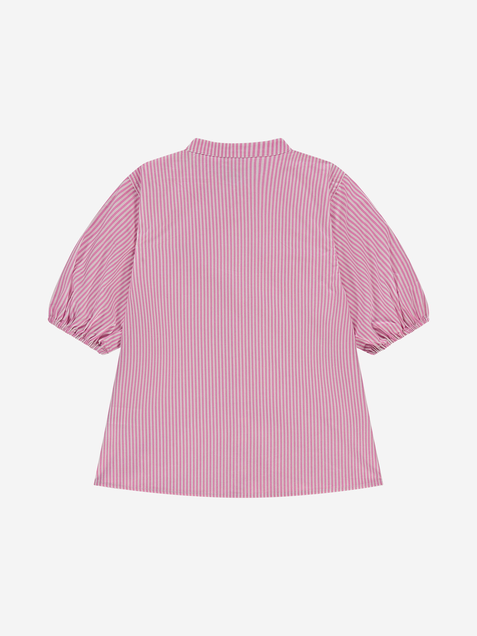 Gestreepte blouse met pofmouwen