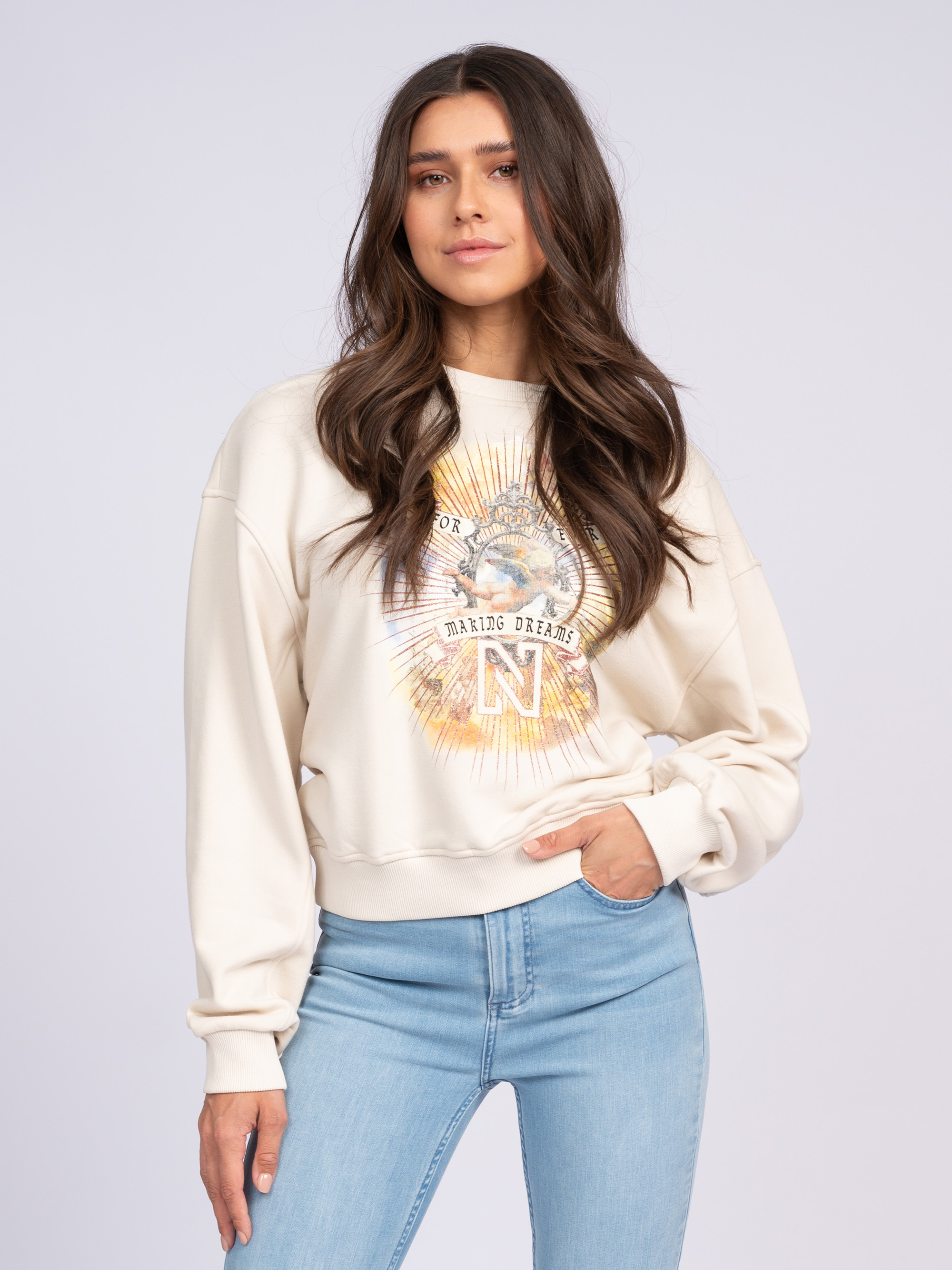 Sweater with graphic print 