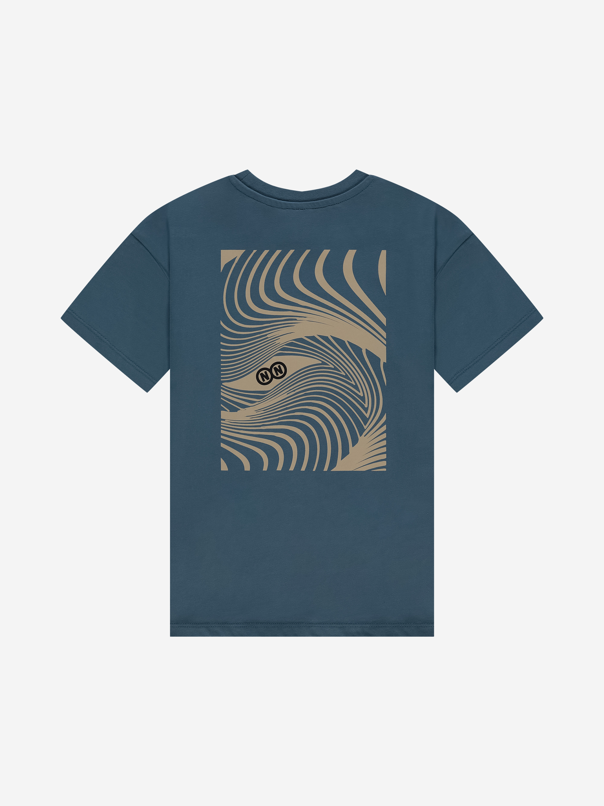 T-shirt met logo en grafische print