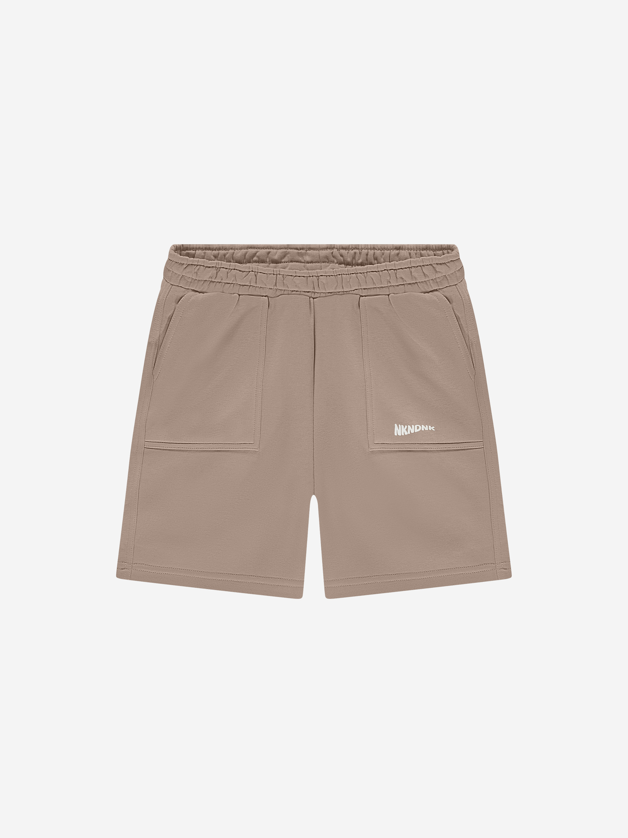 Sweat shorts with elastic waistband