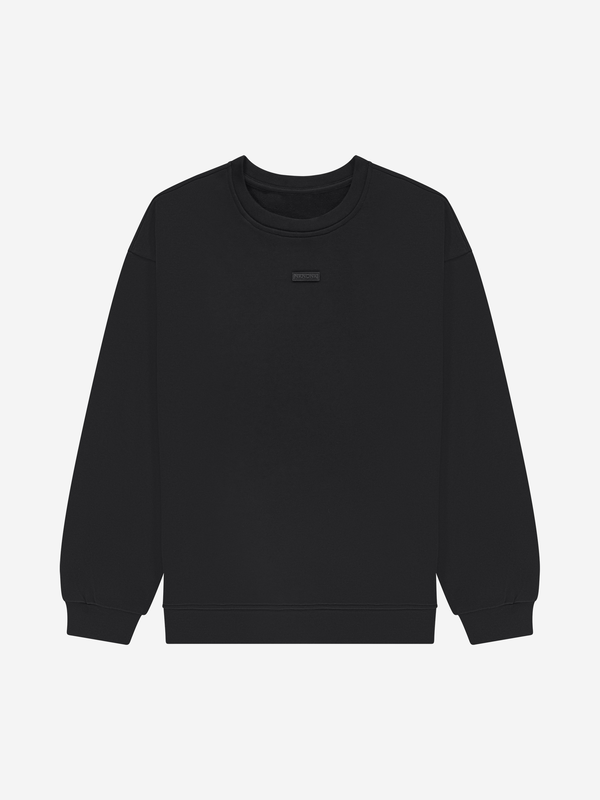Oversized sweater with graphic print on the back