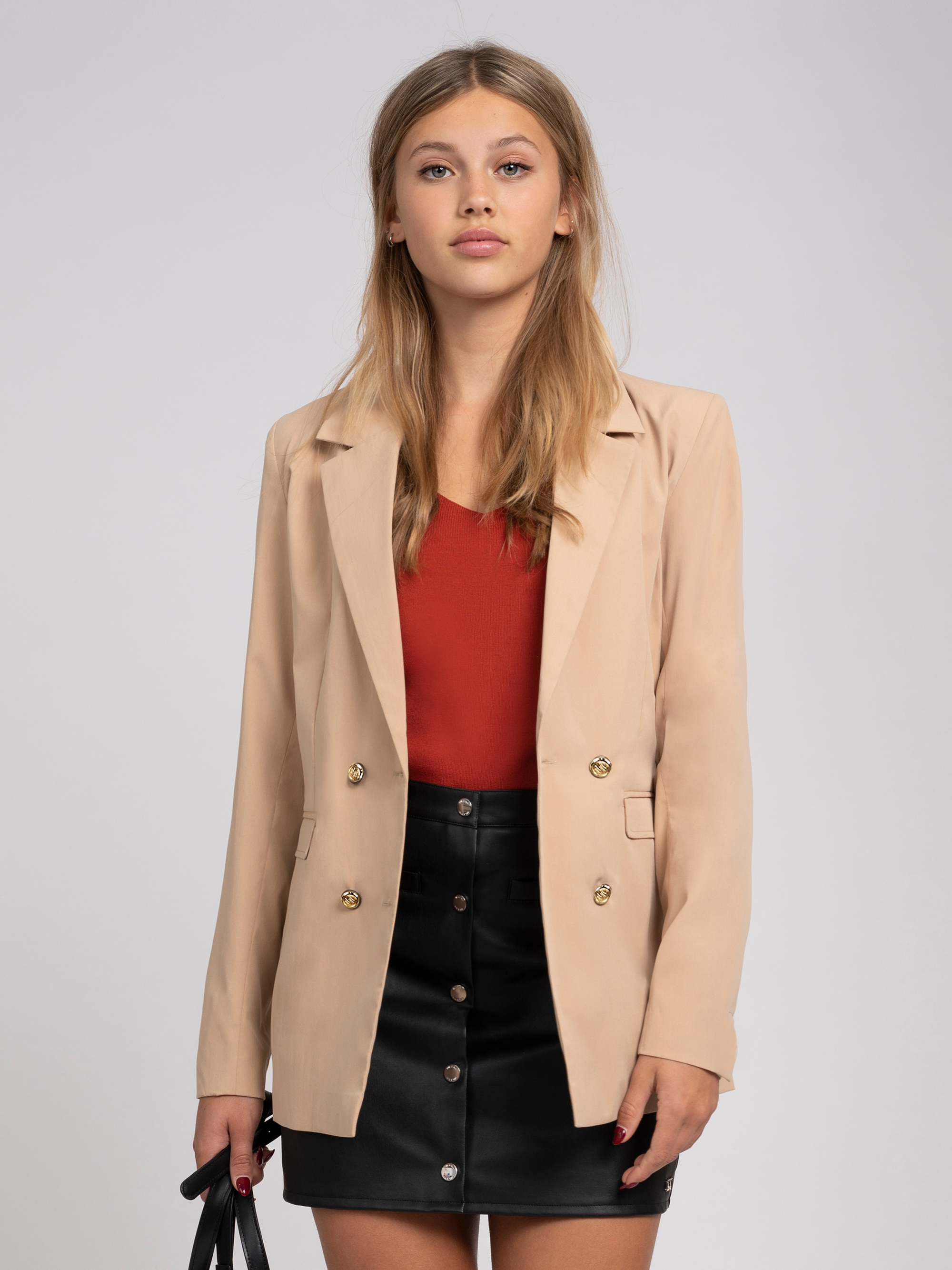 Regular double-breasted blazer