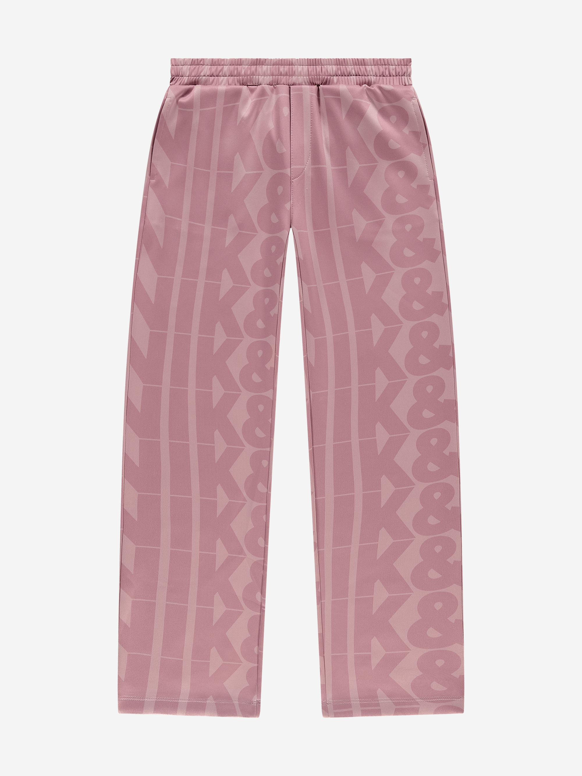Loose-fitting sweatpants with N&N logo pattern