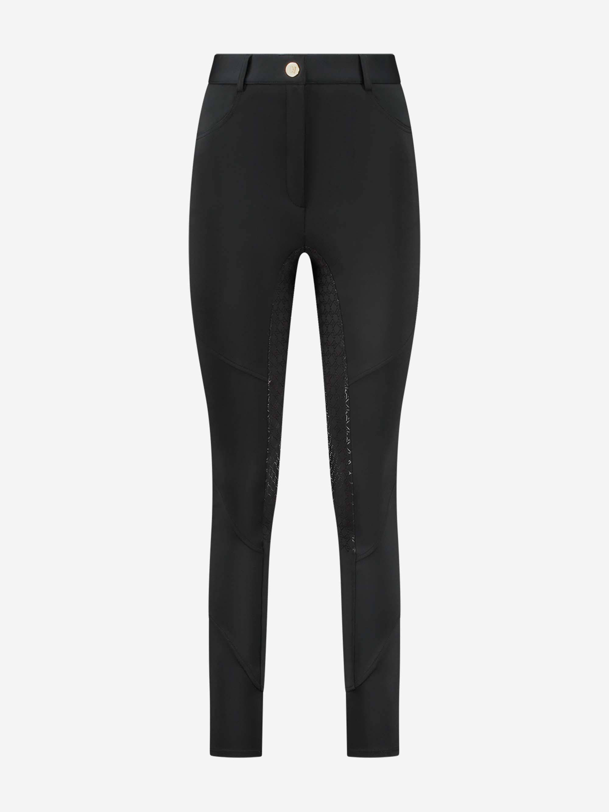 High waist riding breeches with silicone N monogram 