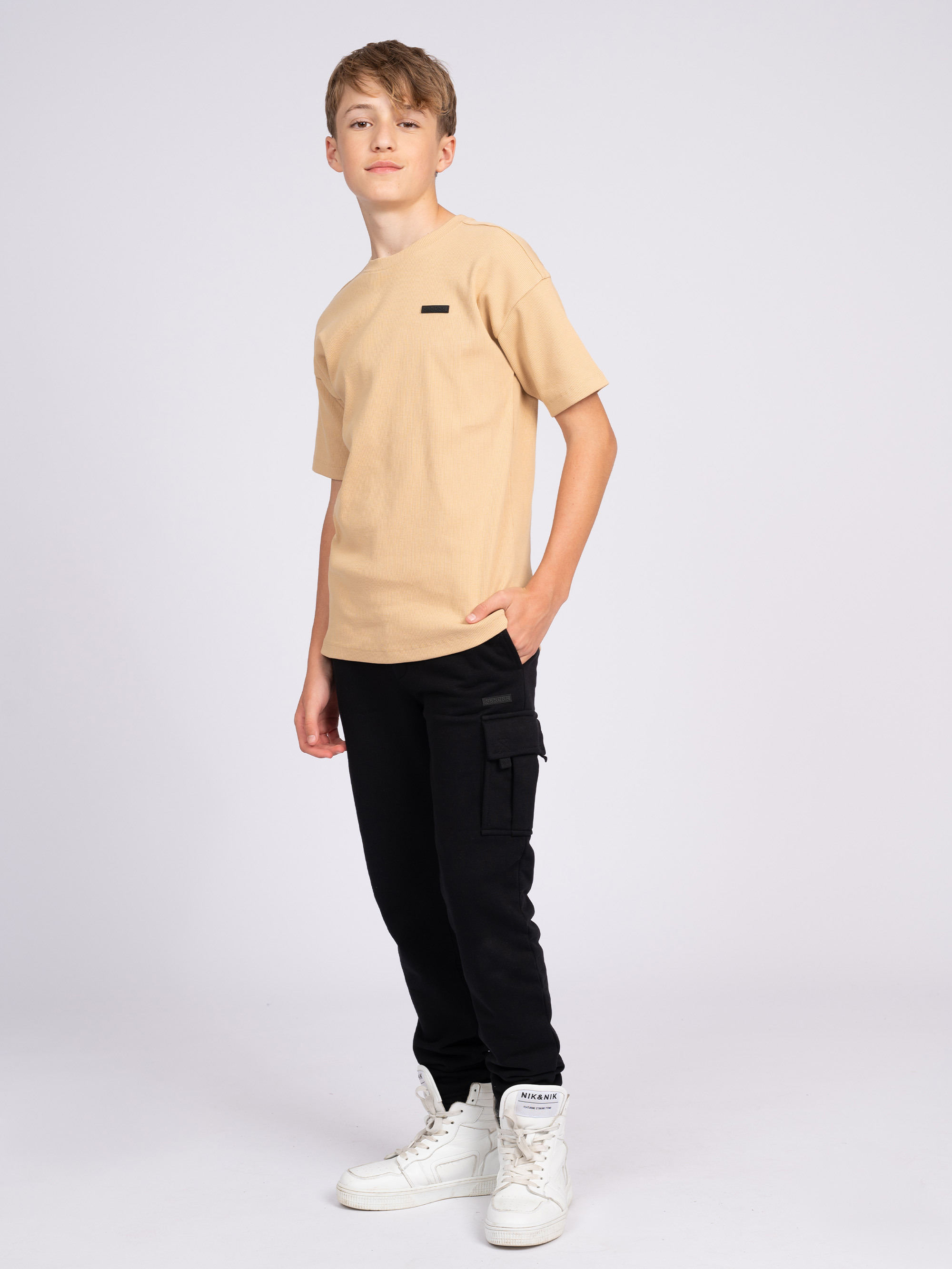 Losvallende joggingbroek met elastische tailleband