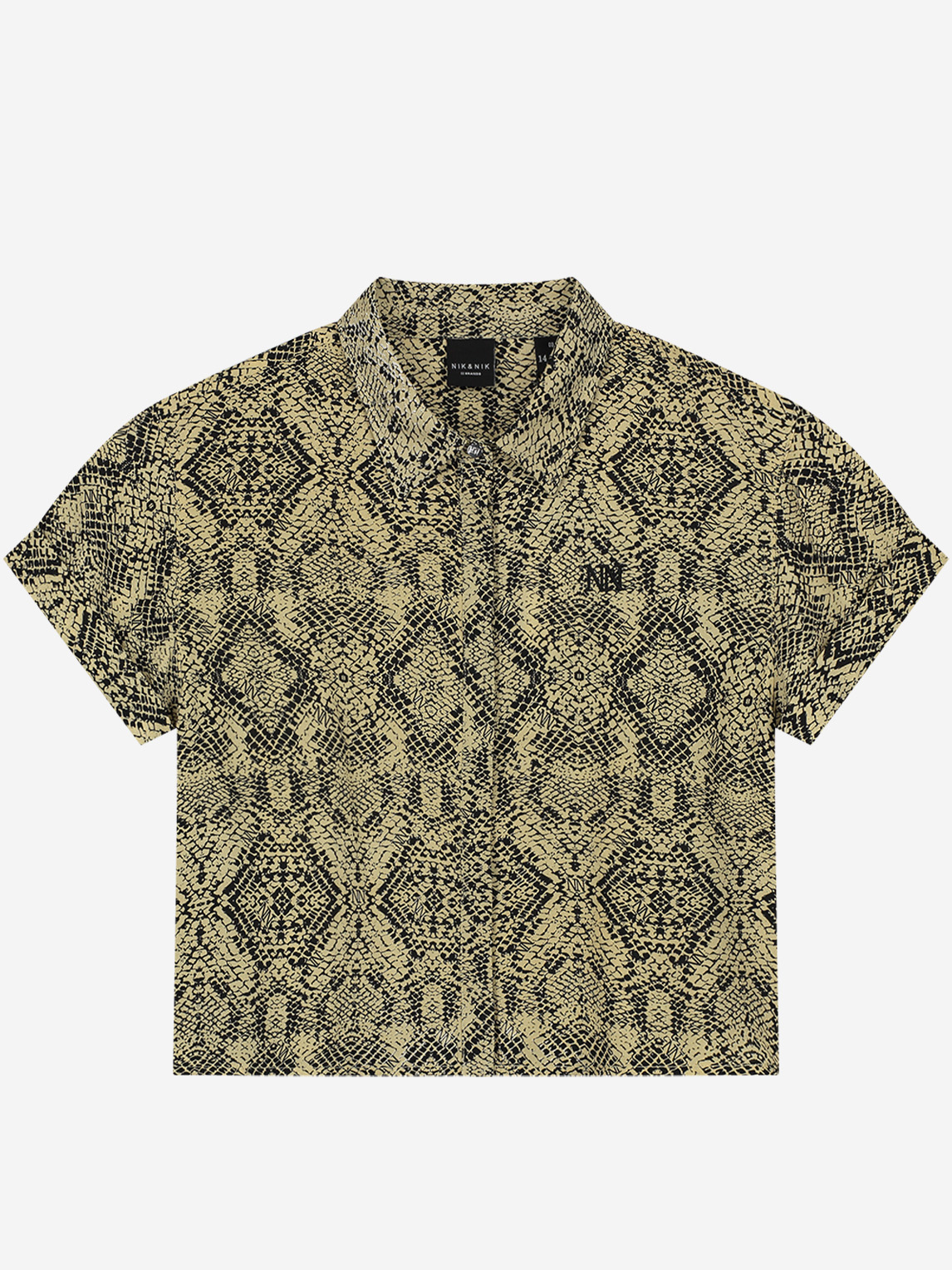 Blouse with snake print