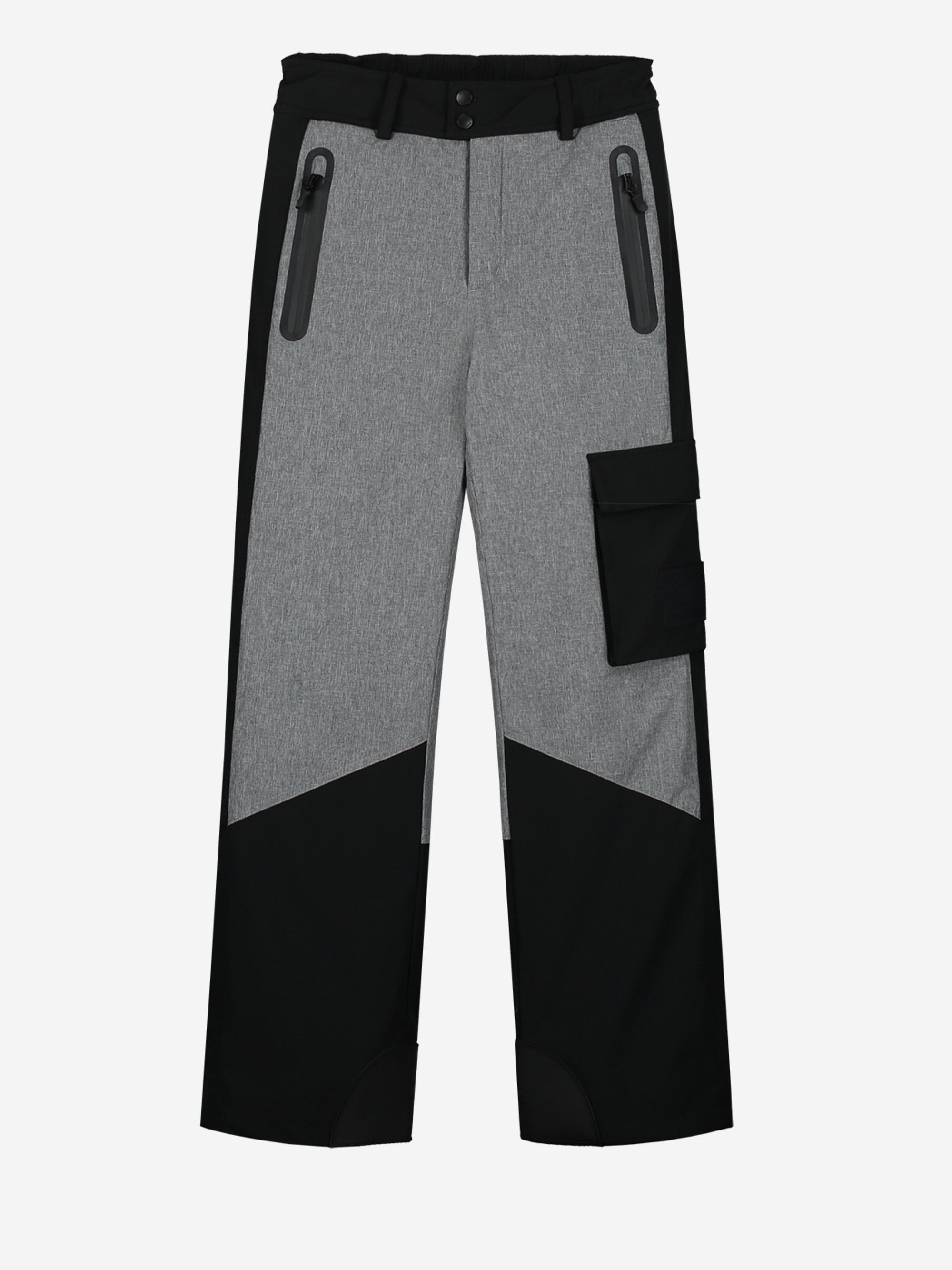 Gemêleerde ski broek met verstelbare taille