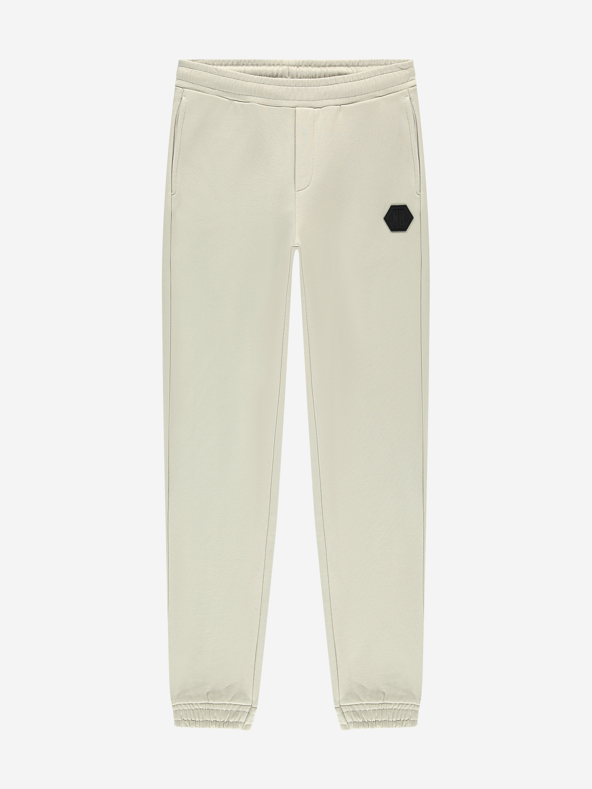 Losvallende joggingbroek met logo patch