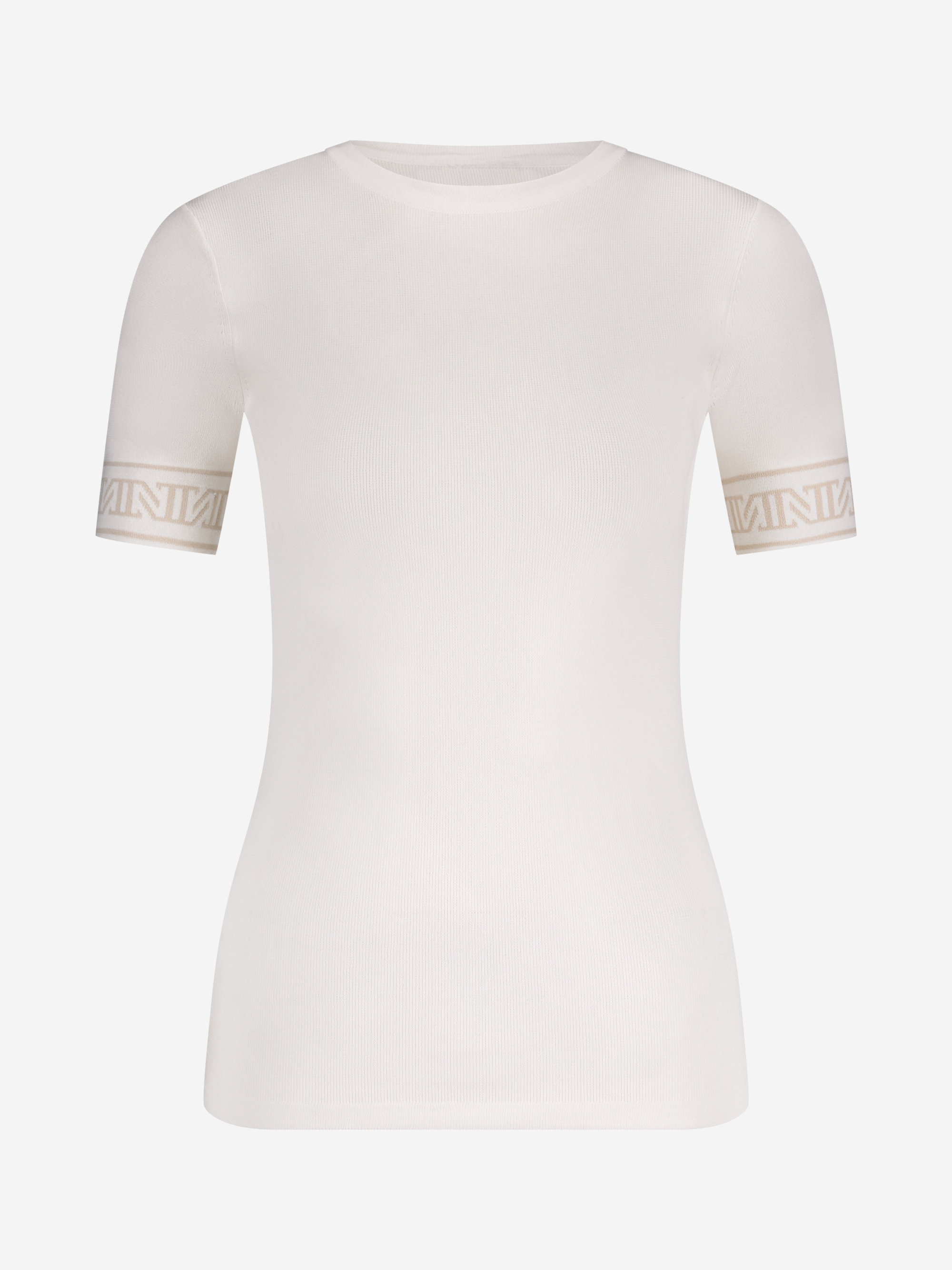 Ribbed top with logo detail 