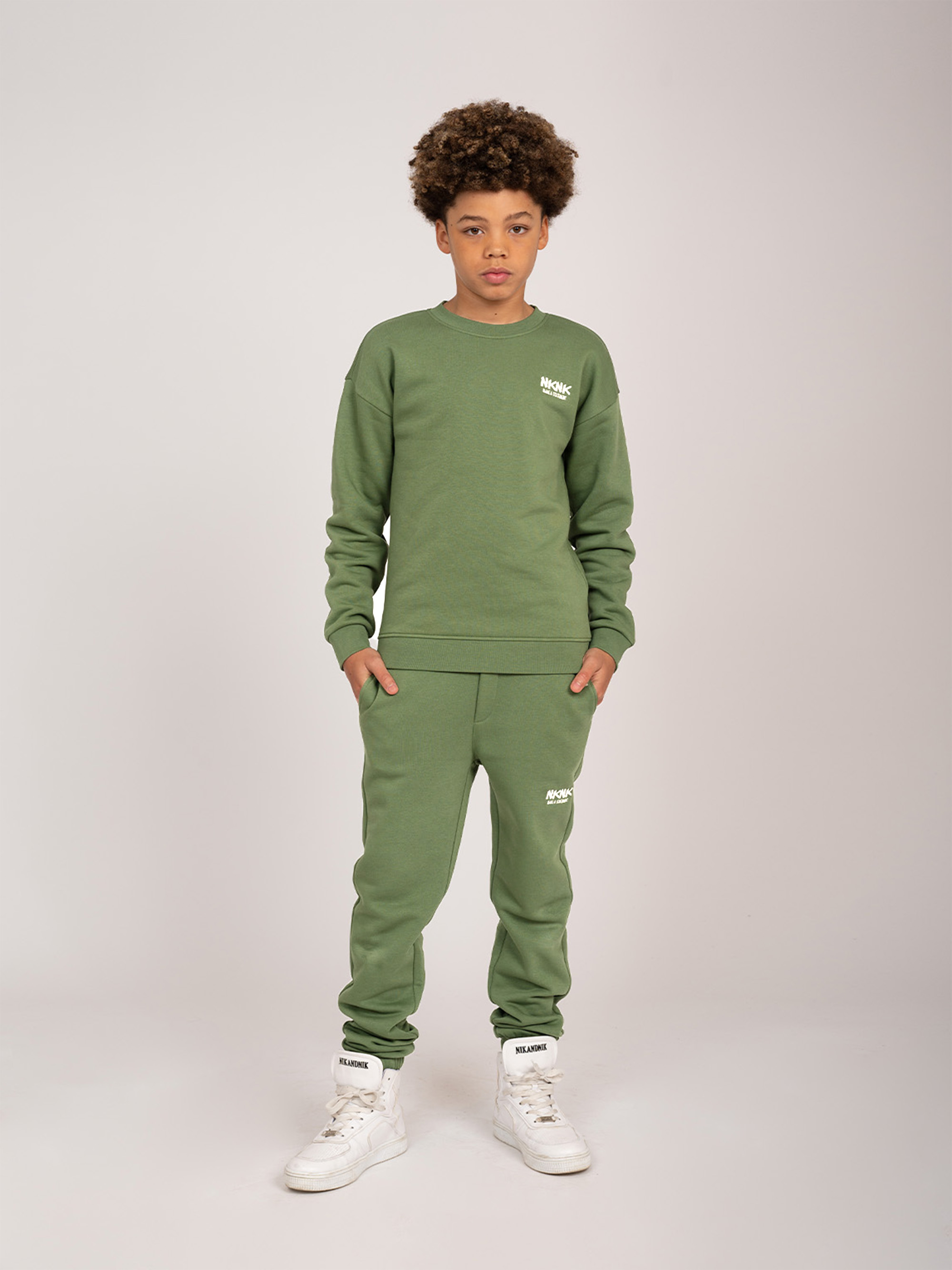 Mid rise sweatpants met logo