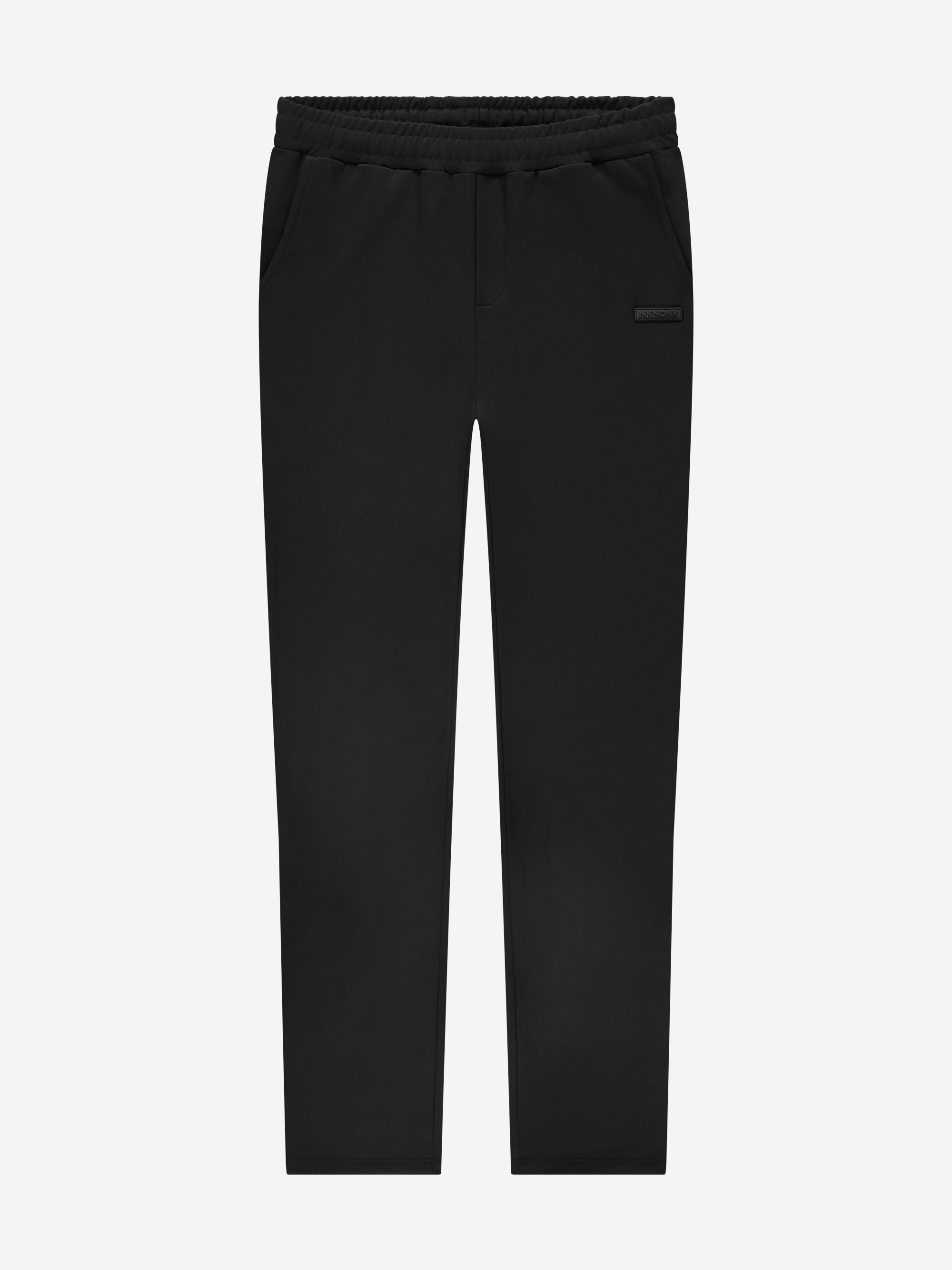 Broek met elastische tailleband en koord