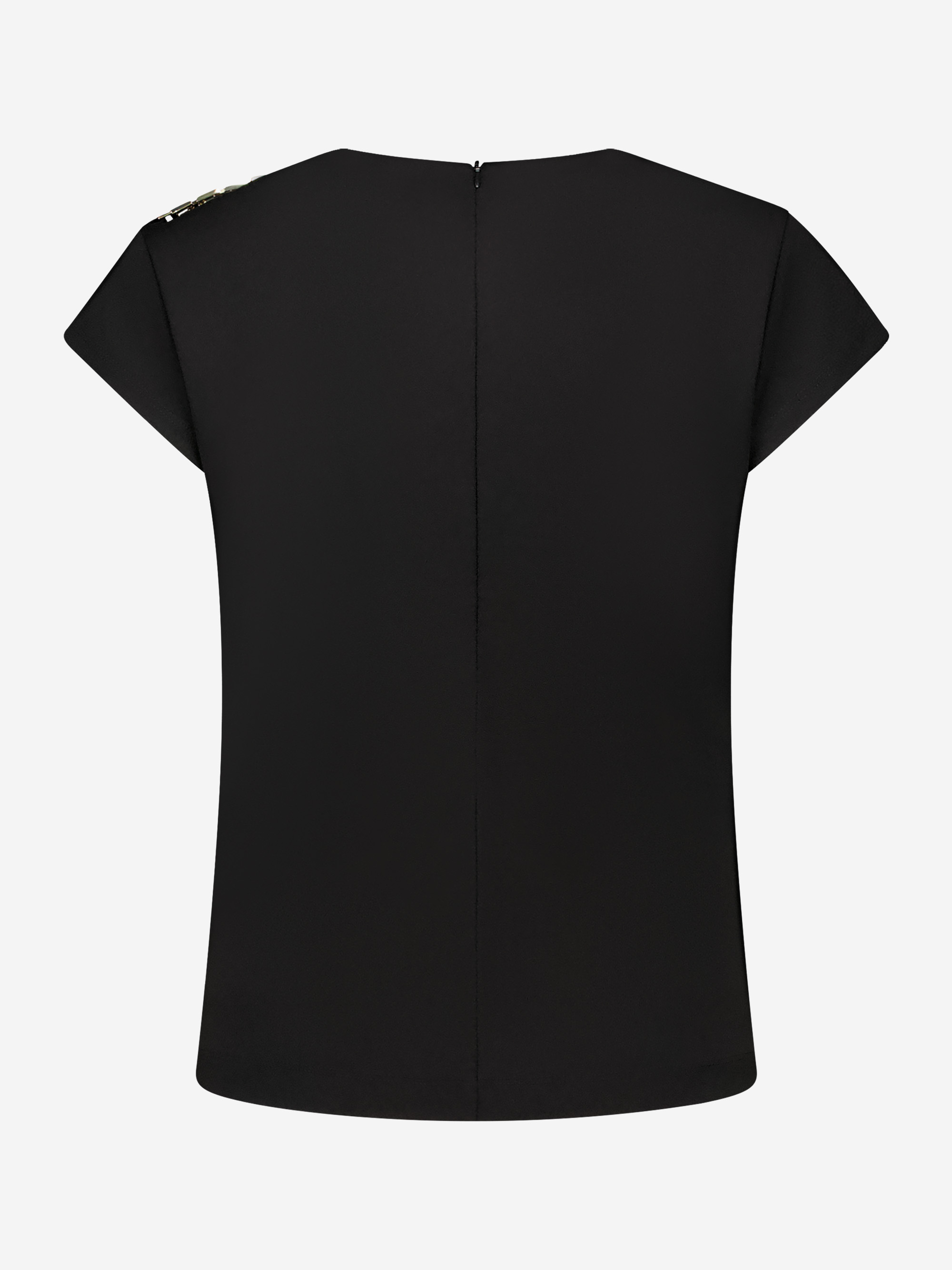 Fitted top with chain detail