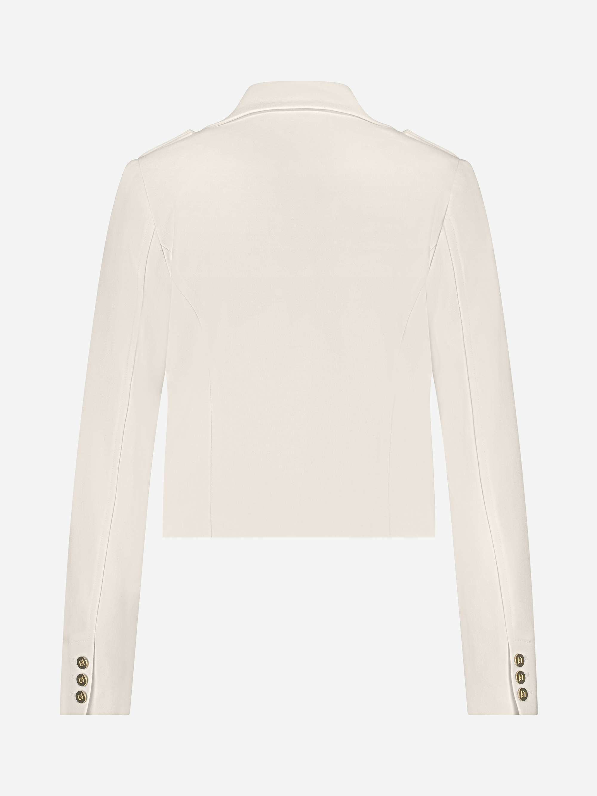 Korte blazer met N-knopen